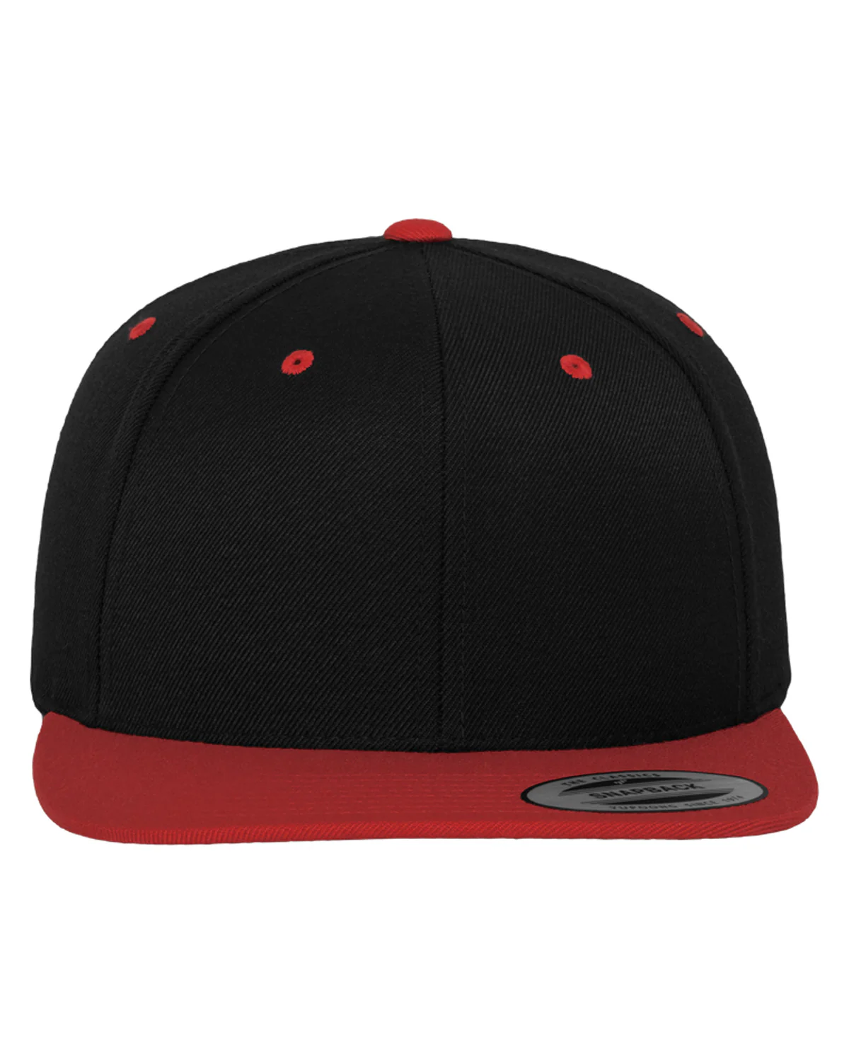 2-Tone classic snapback - Musta/Punainen - Image 2