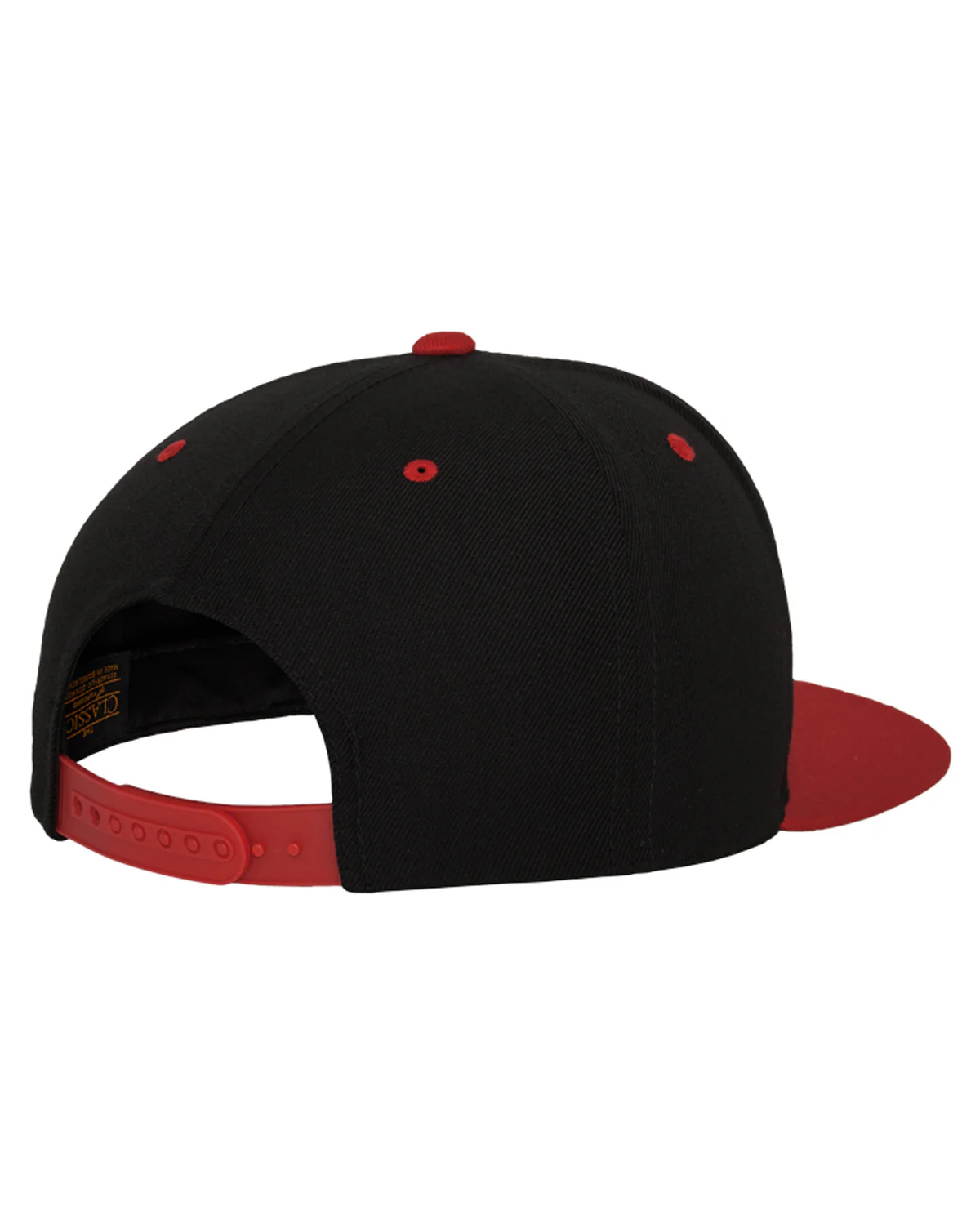 2-Tone classic snapback - Musta/Punainen - Image 3