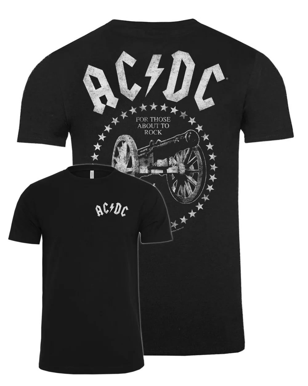 AC/DC for those who about to rock t-paita - Musta