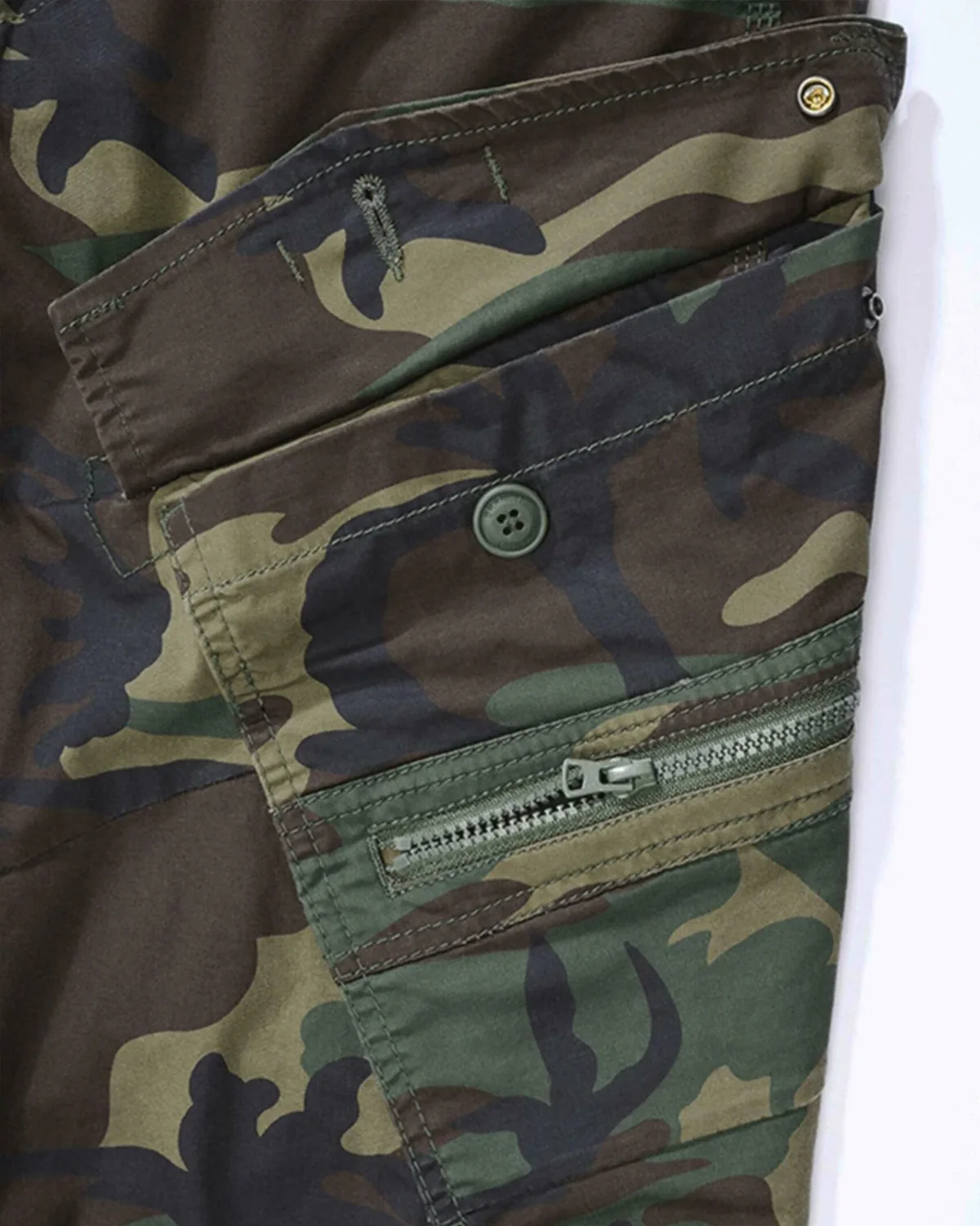 Adven reisitaskuhousut - Camo - Image 5