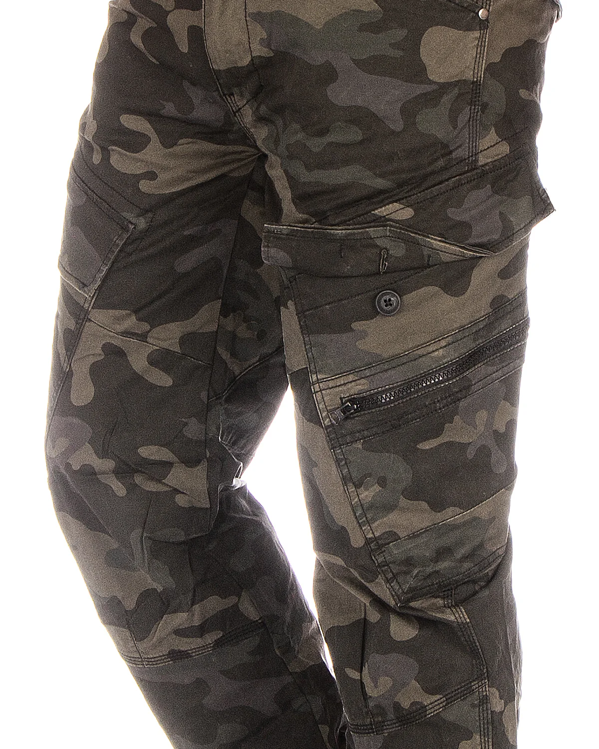 Adven reisitaskuhousut - Tumma Camo - Image 3