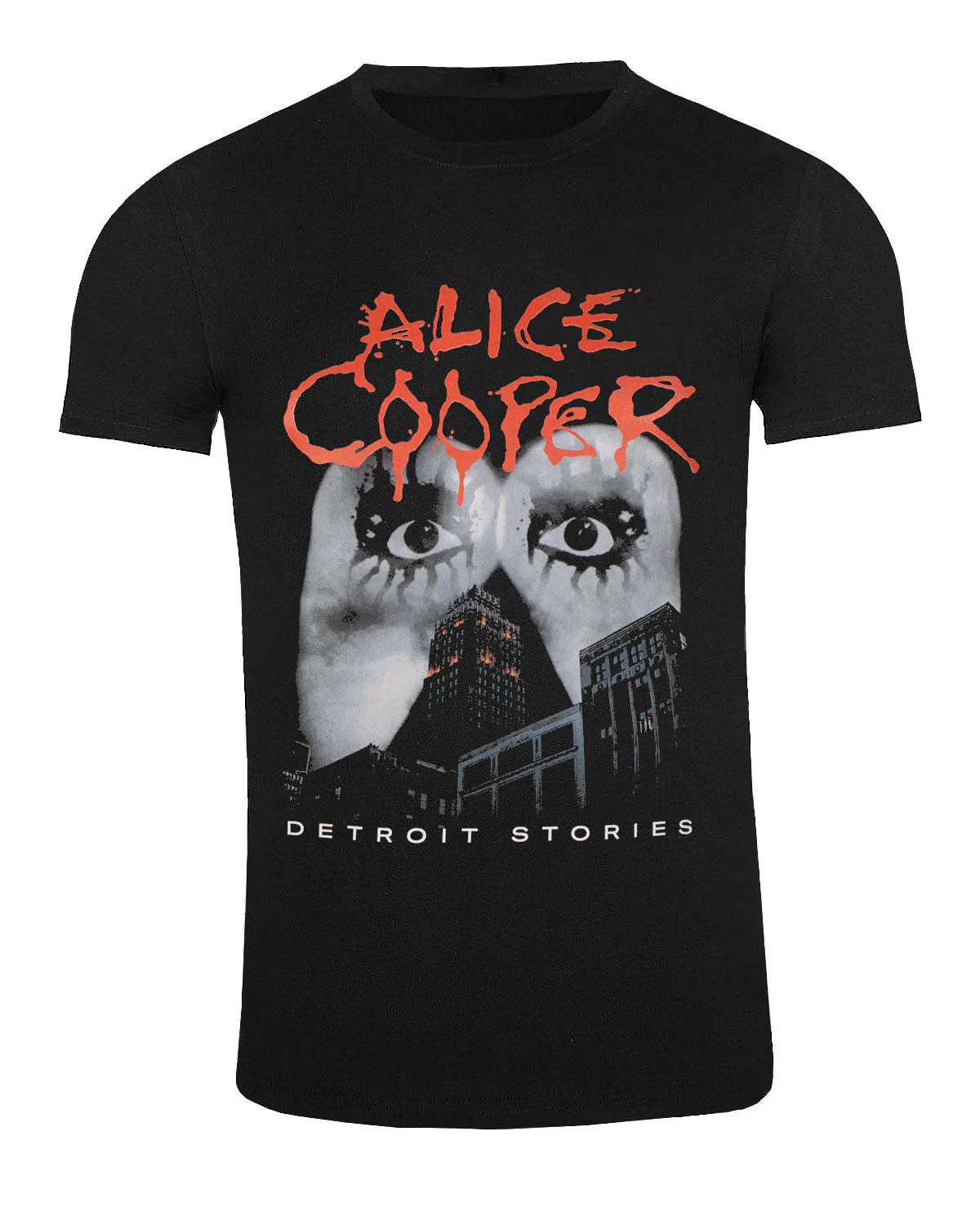 Alice Cooper Detroit stories t-paita - Musta