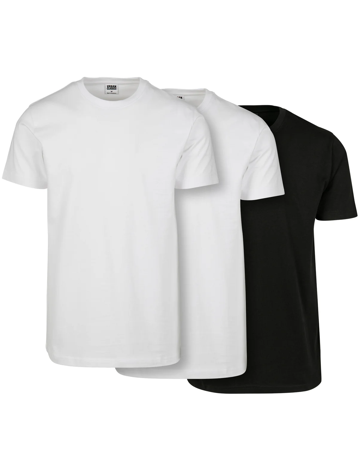 Basic t-paita 3-pack - Valkoinen/Musta