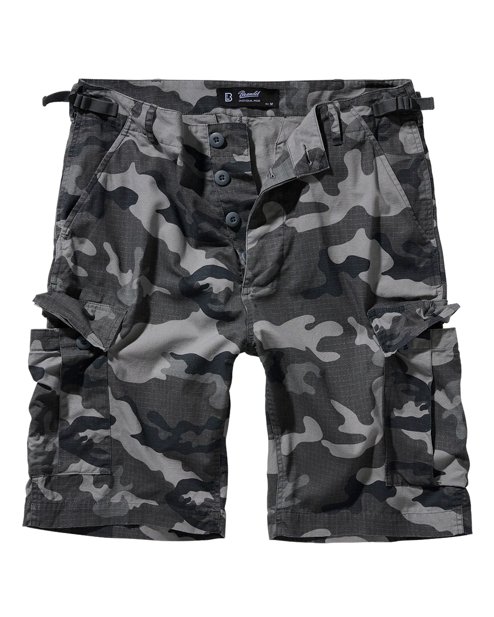 BDU Ripstop reisitaskushortsit - Harmaa camo - Image 3
