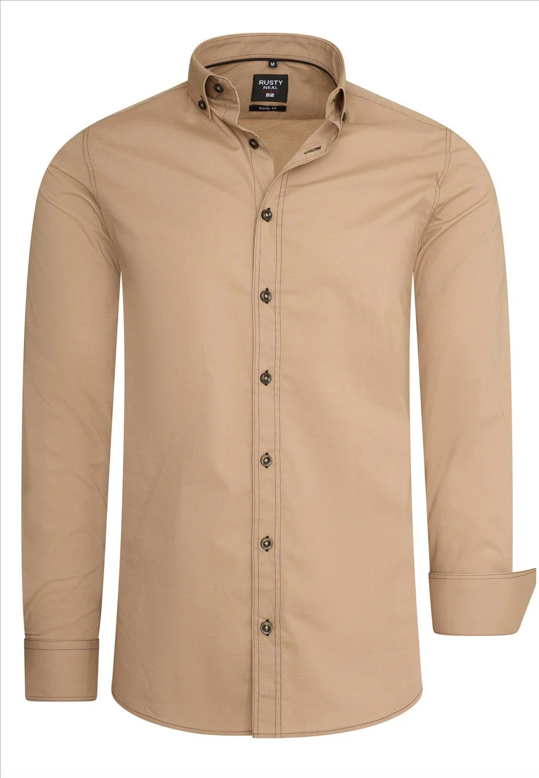 Burrows kauluspaita - Beige - Image 3