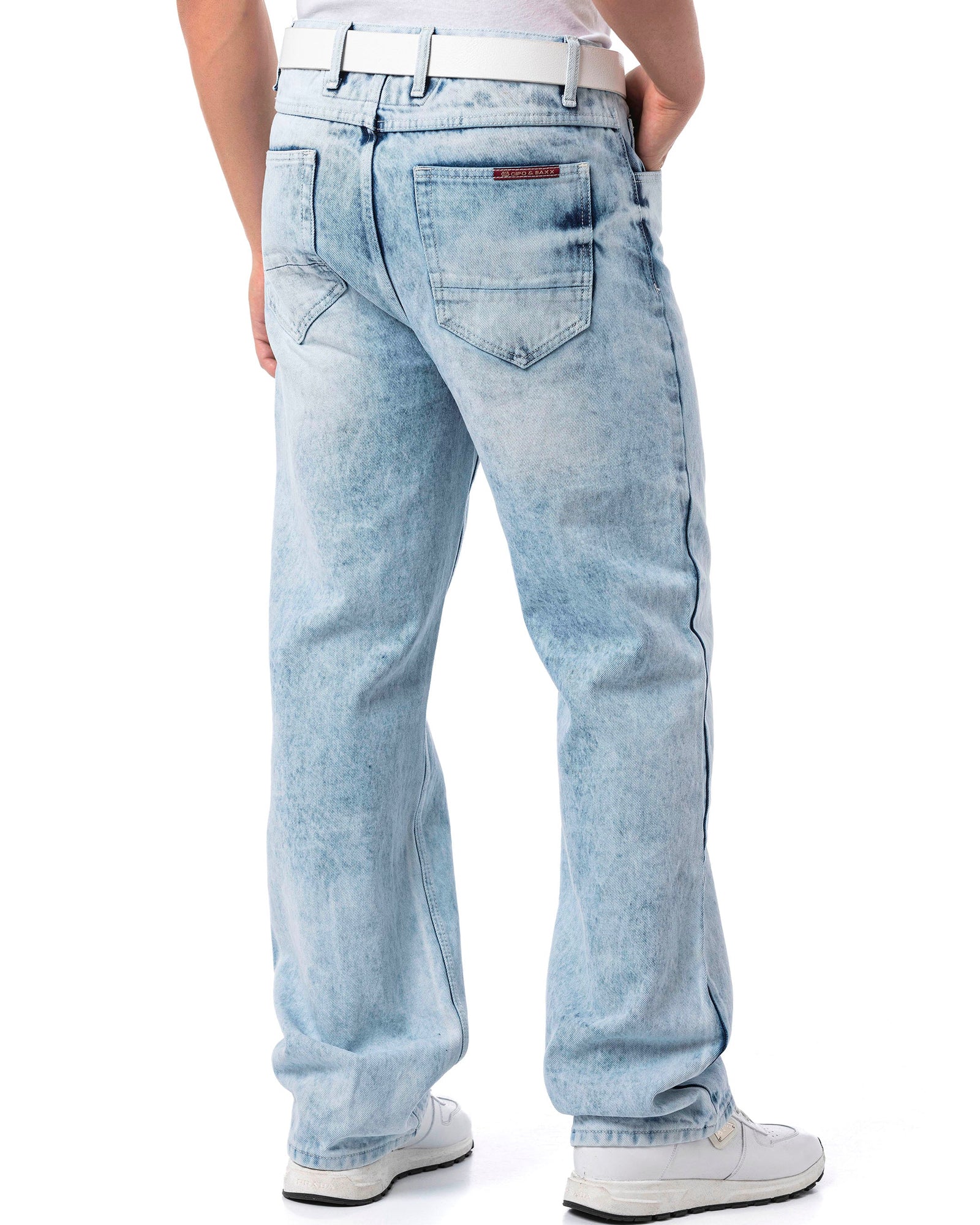 CD903 Milan baggy farkut - Vaaleansininen - Image 3