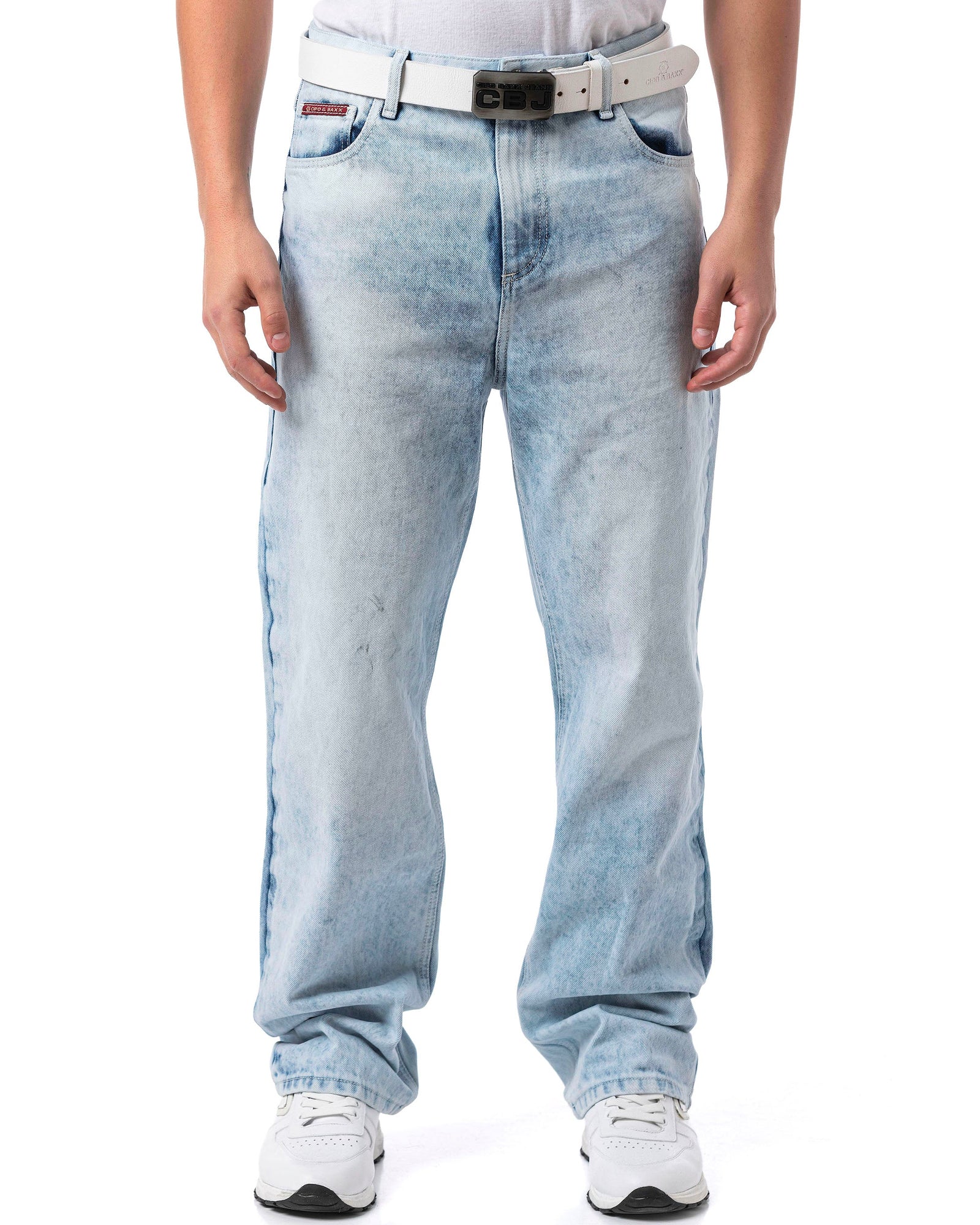 CD903 Milan baggy farkut - Vaaleansininen - Image 4