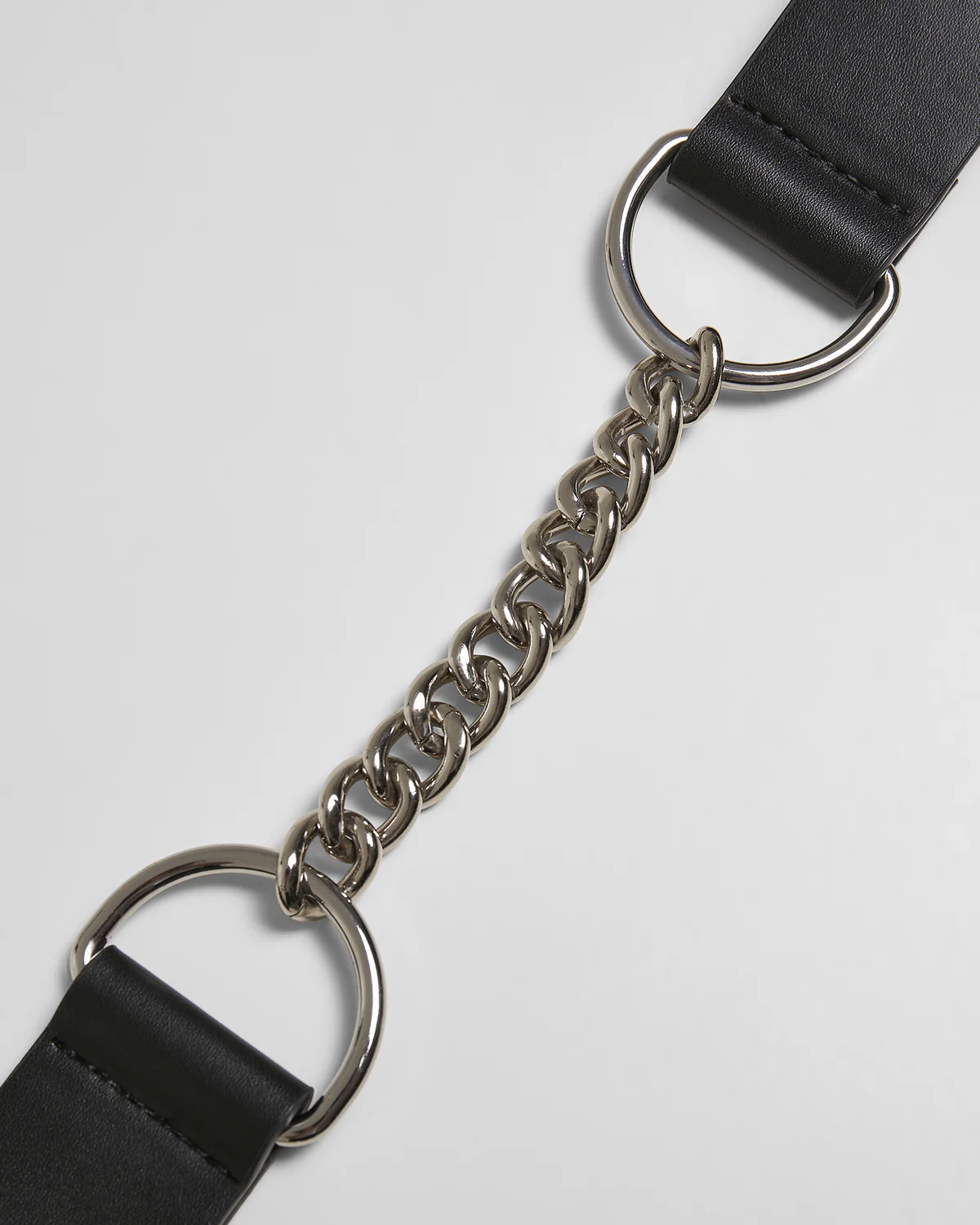Chain keinonahkavyö - Musta - Image 3
