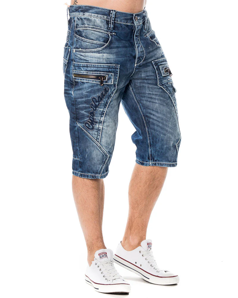 CK101 Henry farkkushortsit - Sininen