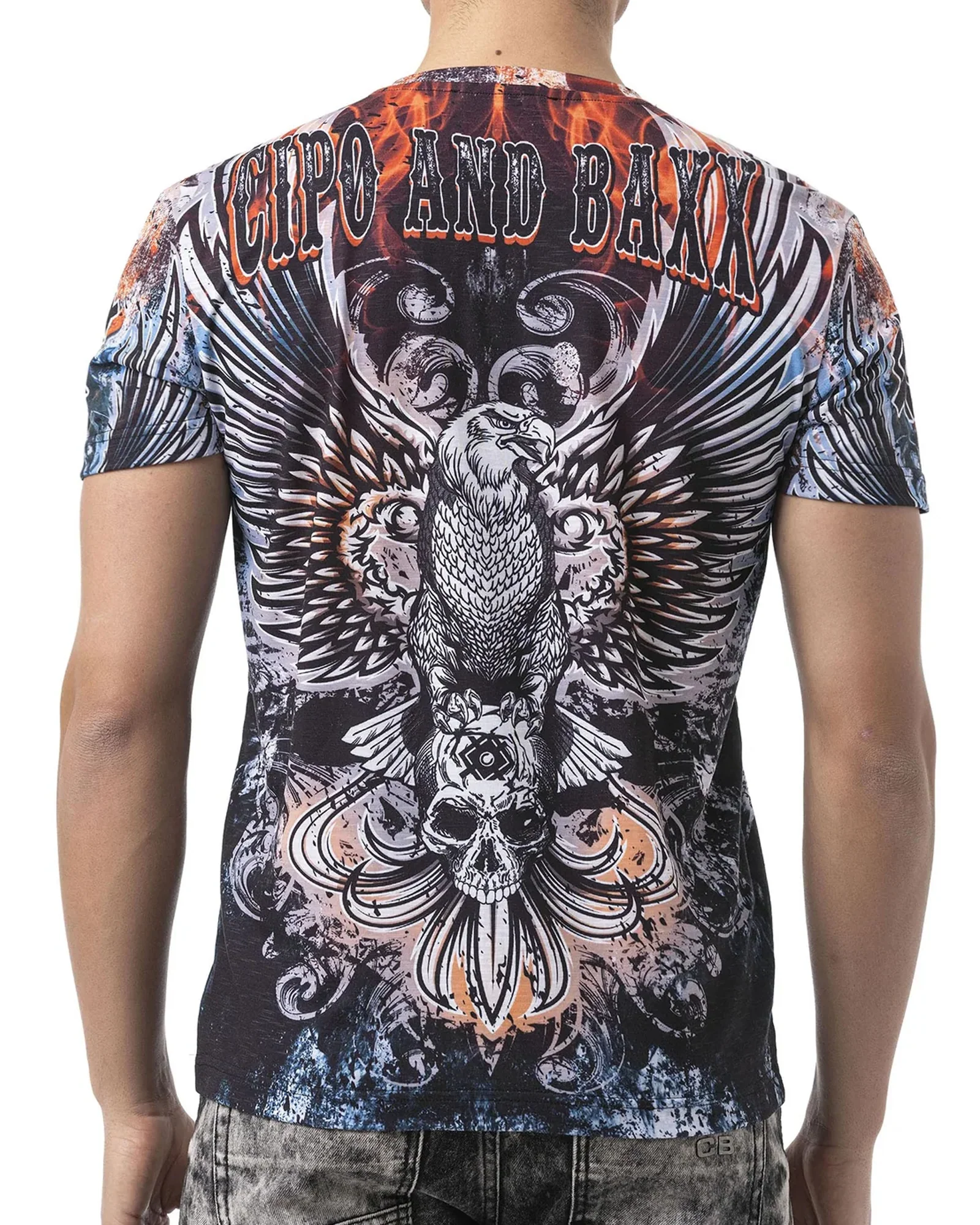 CT818 Eagle Skull t-paita - Sininen - Image 2