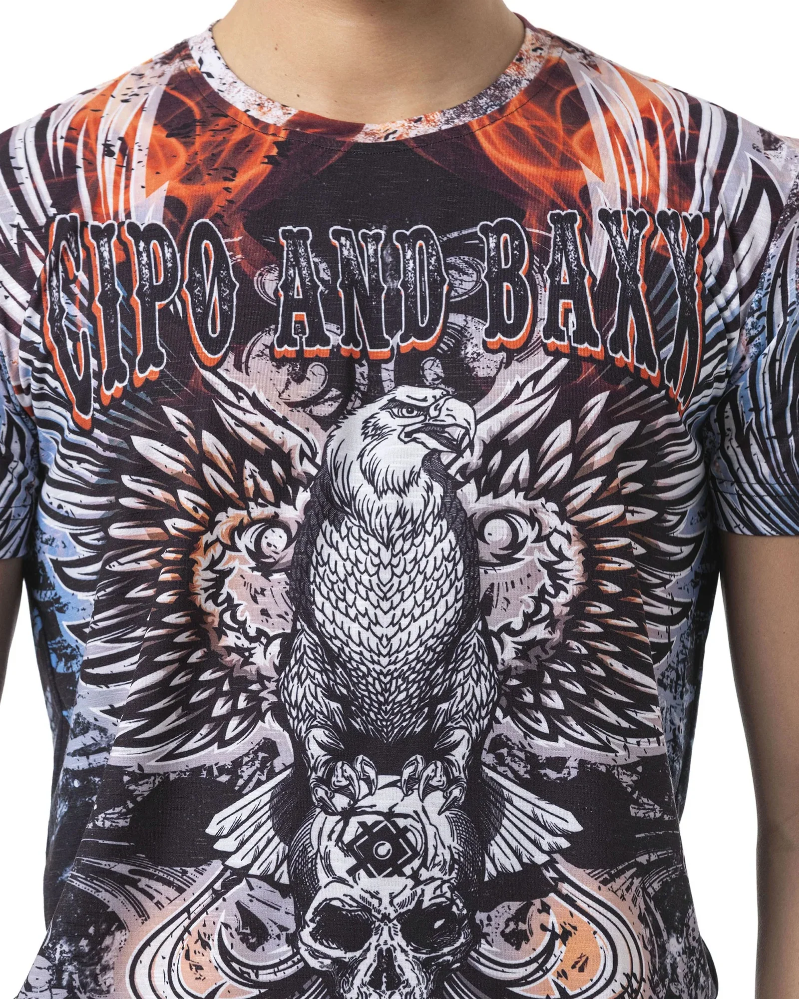 CT818 Eagle Skull t-paita - Sininen - Image 3
