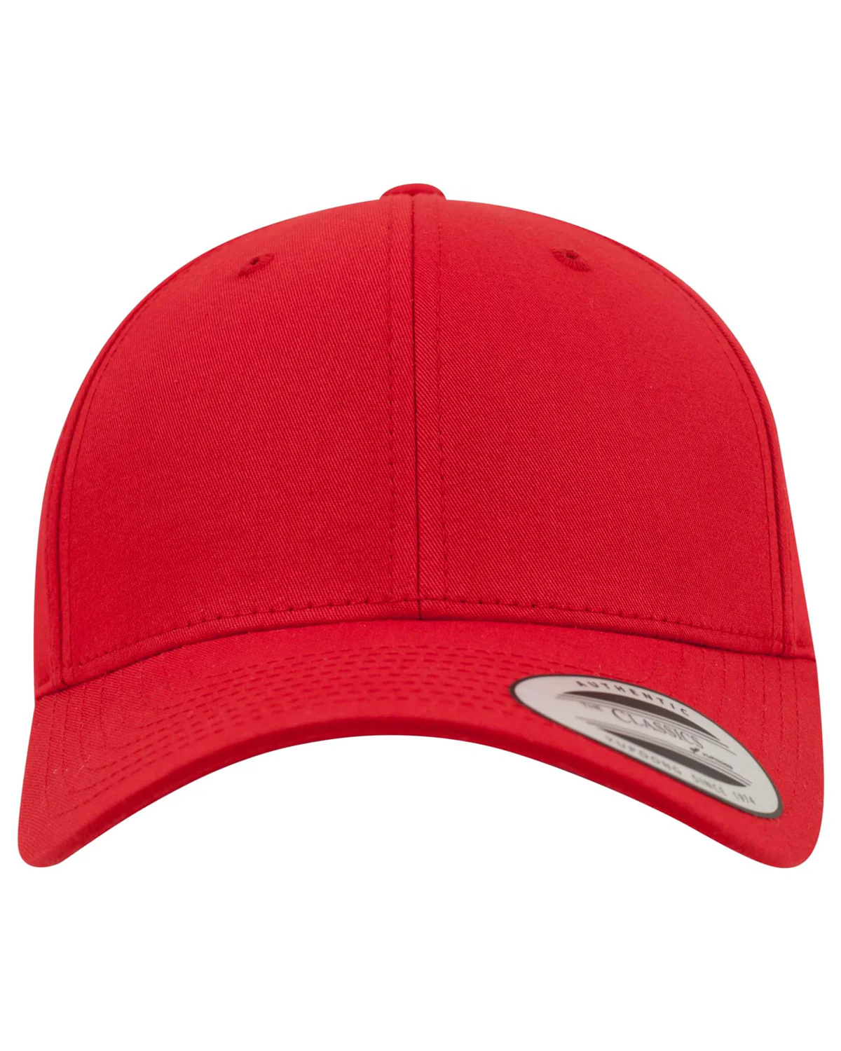 Curved classic snapback - Punainen