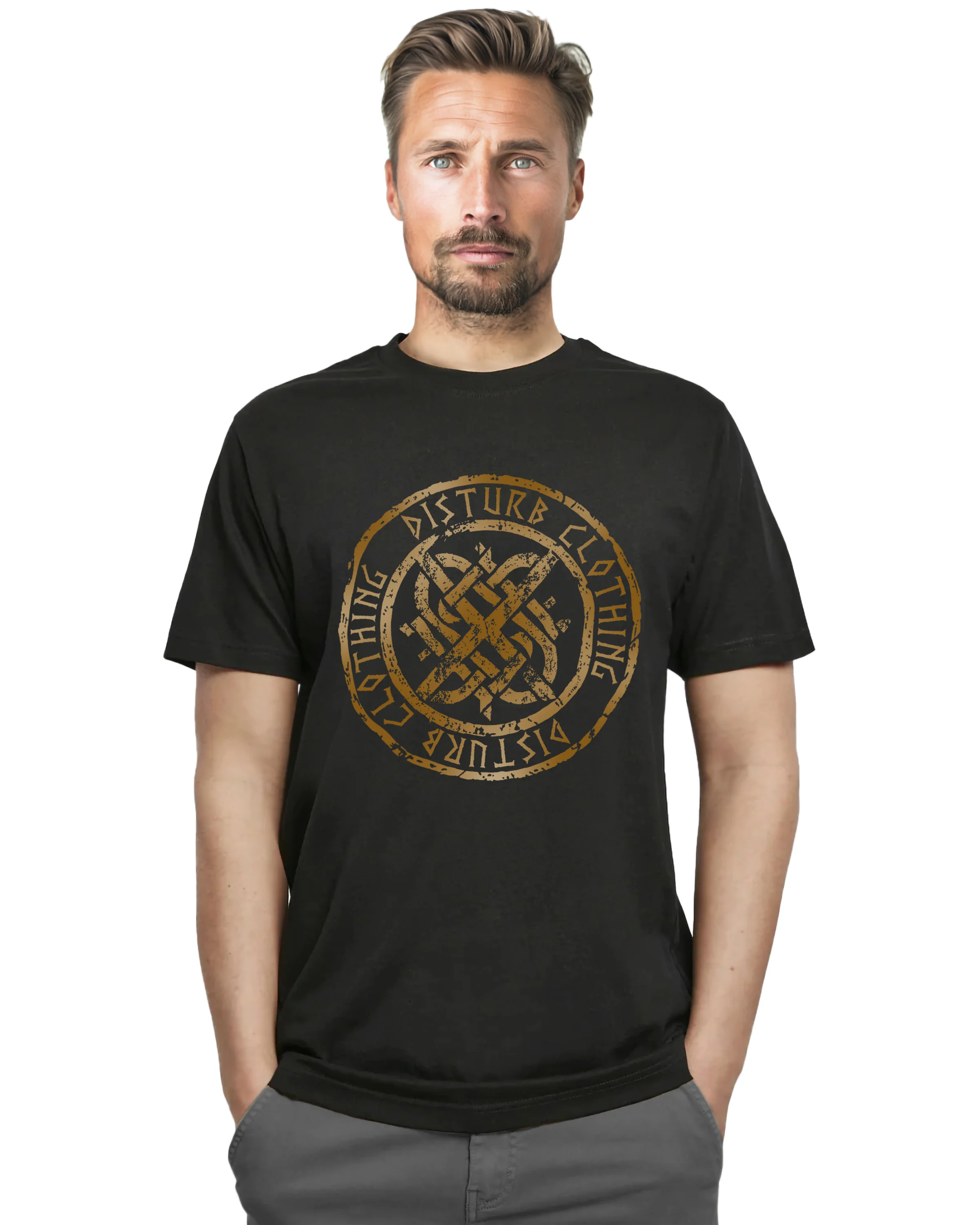 Disturb Viking t-paita - Musta - Image 3