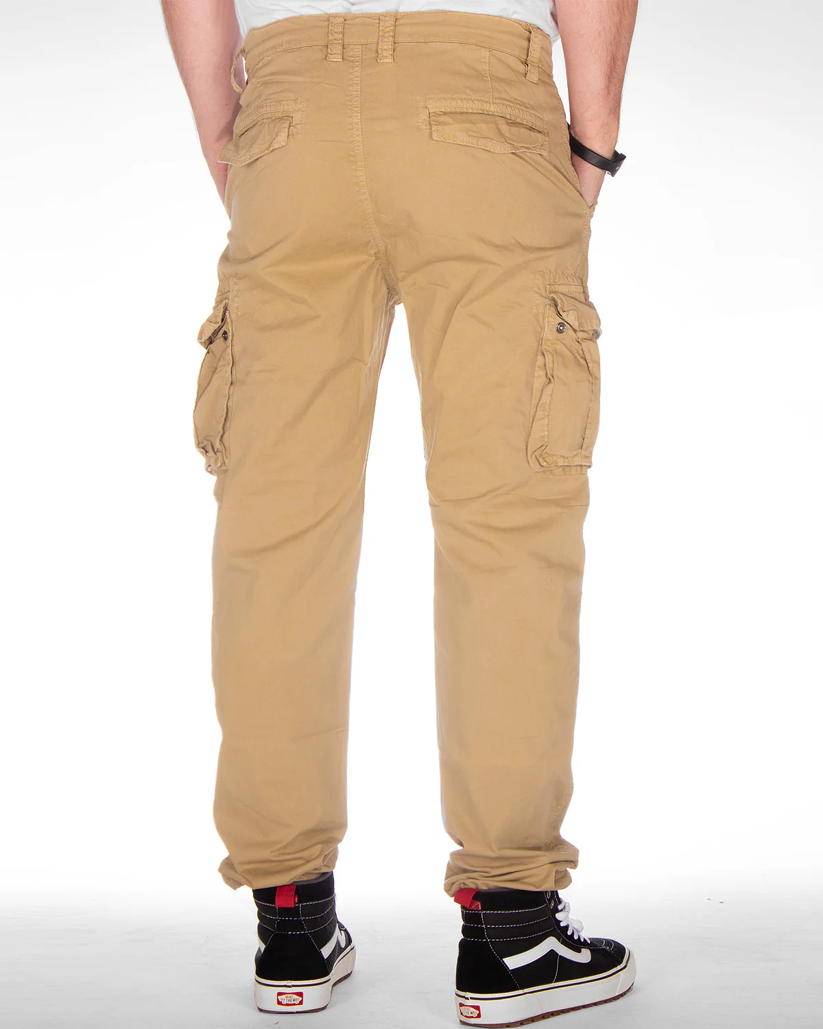 Elias reisitaskuhousut - Beige - Image 2