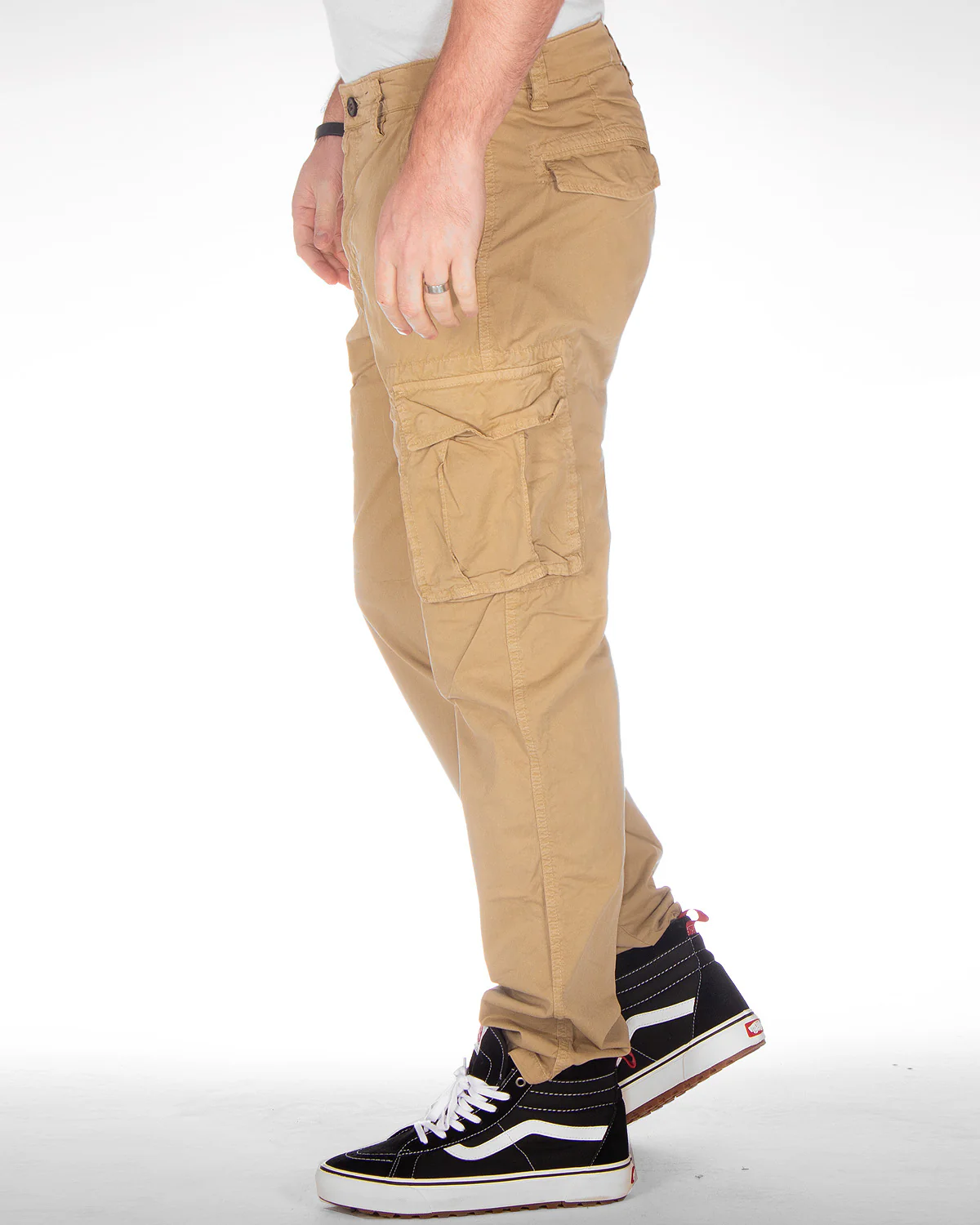 Elias reisitaskuhousut - Beige - Image 3