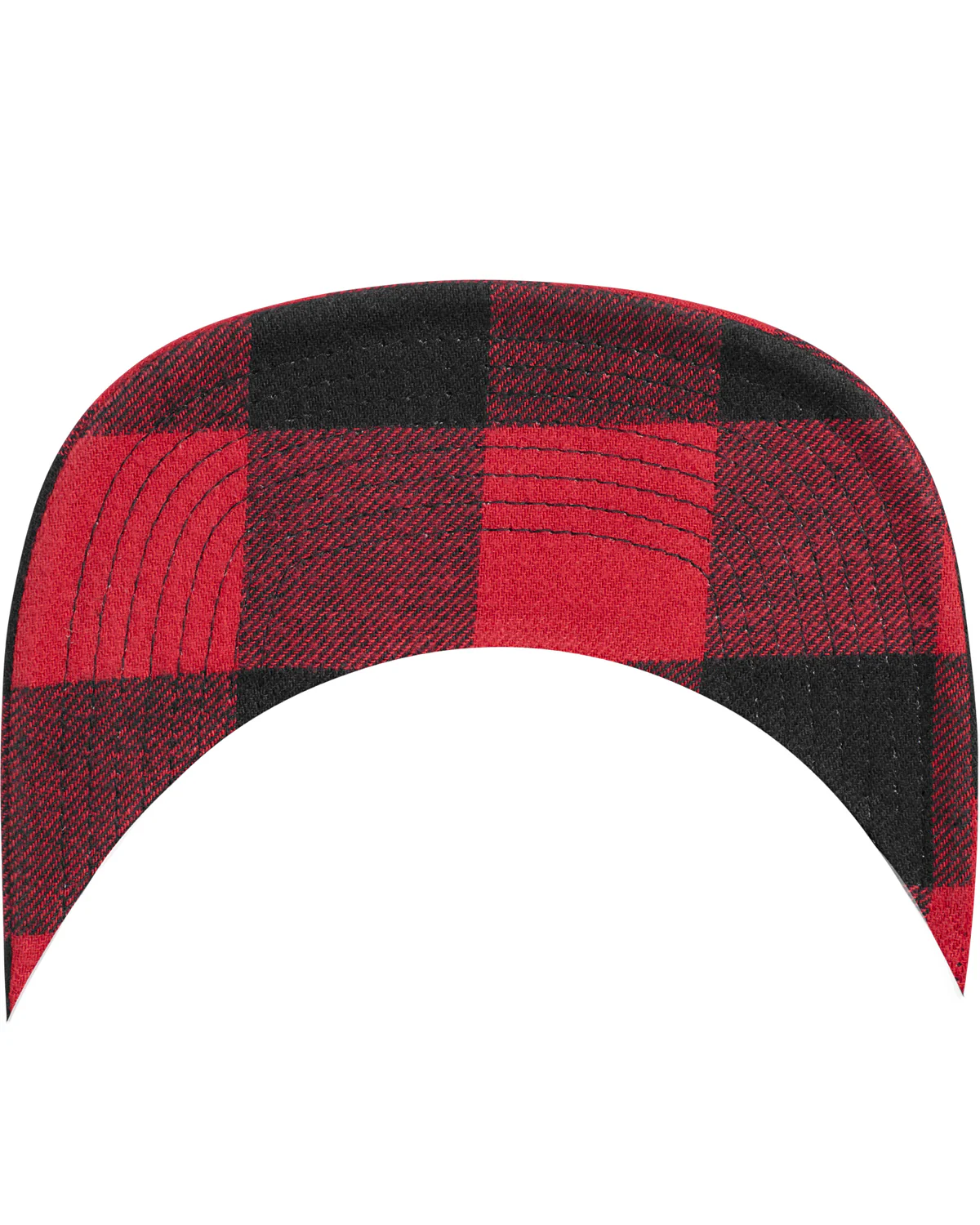Flanelli snapback - Musta/Punainen - Image 4