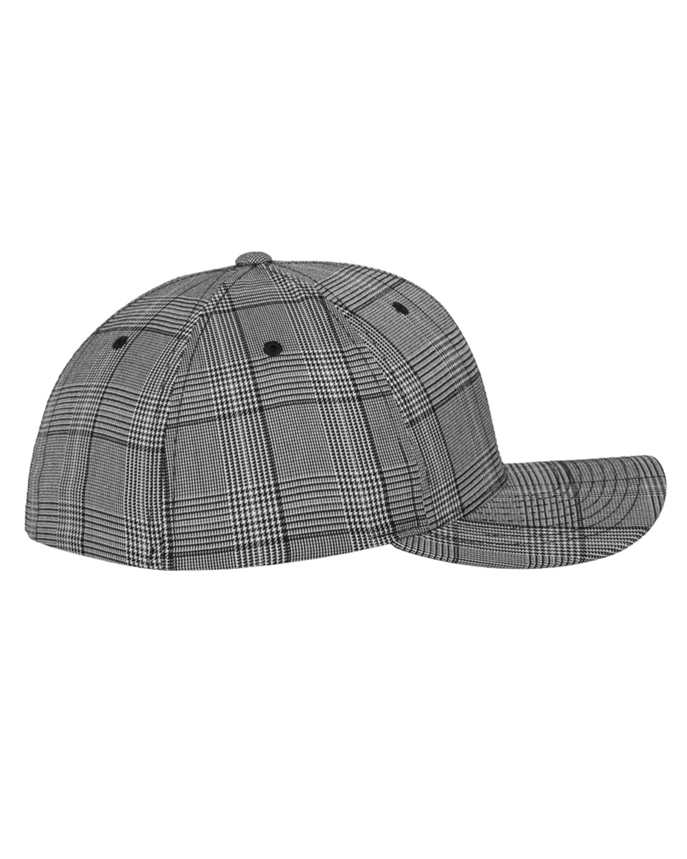Flexfit Glen Check lippis - Musta/Valkoinen - Image 4