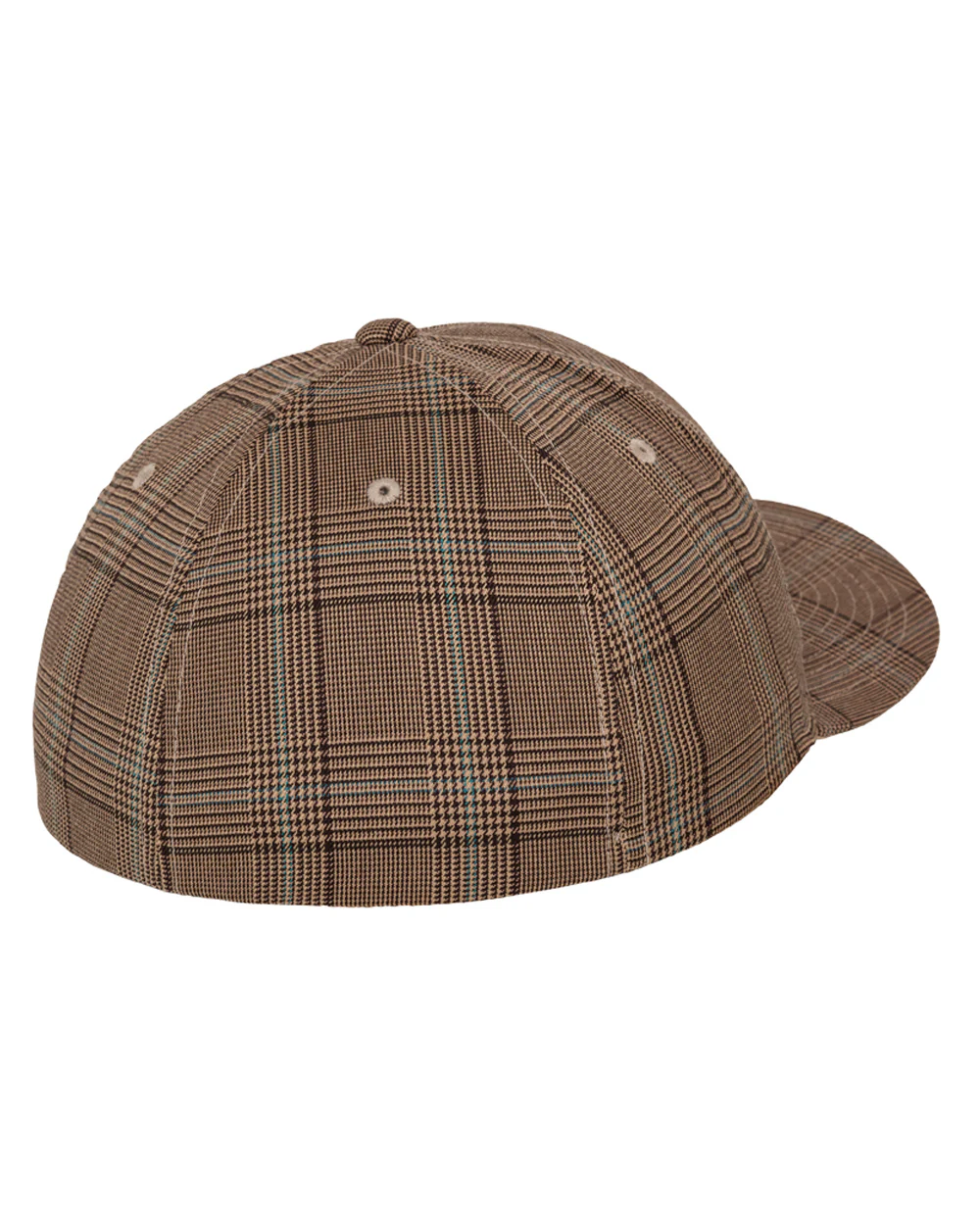 Flexfit Glen Check lippis - Ruskea/Khaki - Image 2