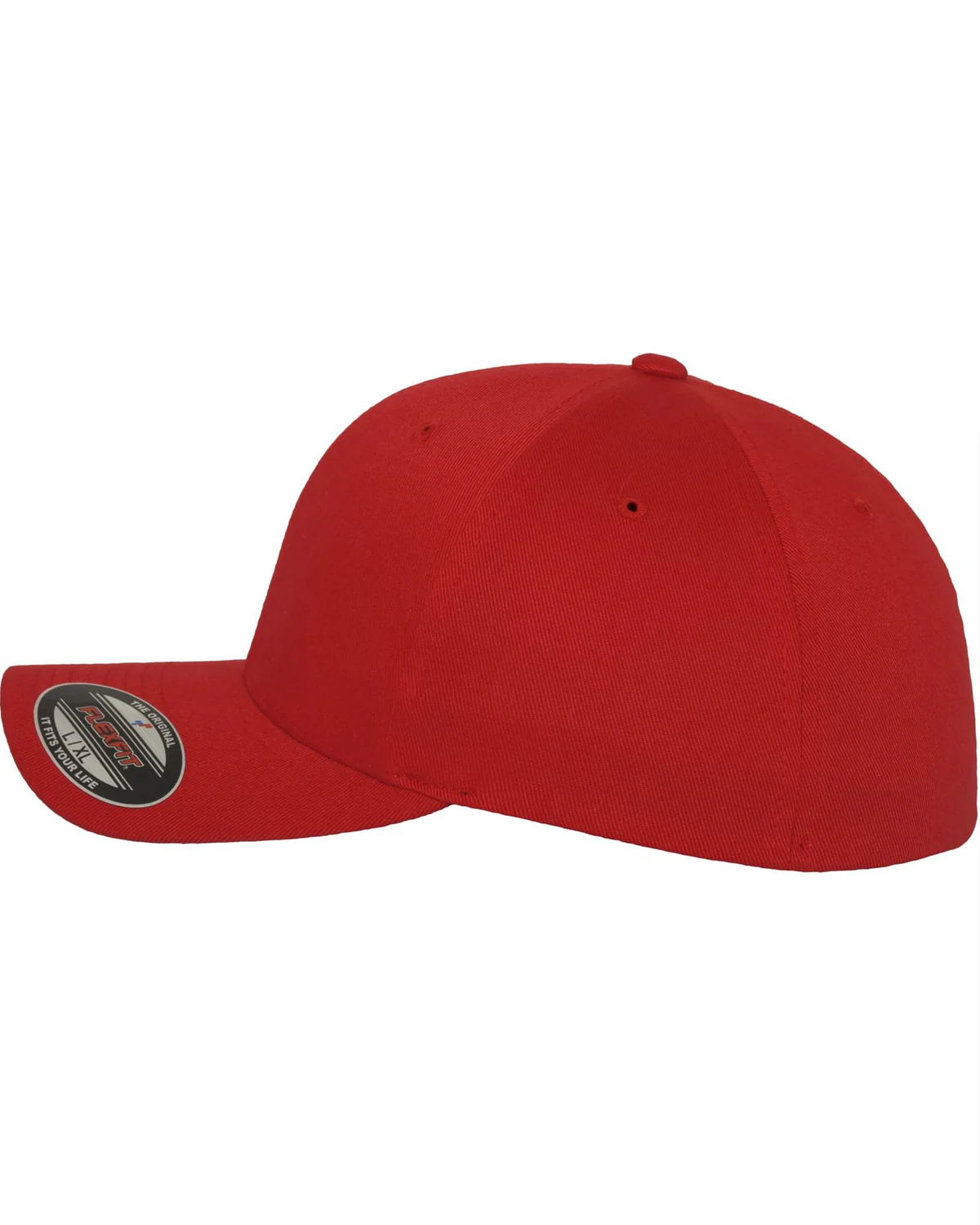 Flexfit wooly combed lippis - Punainen - Image 3
