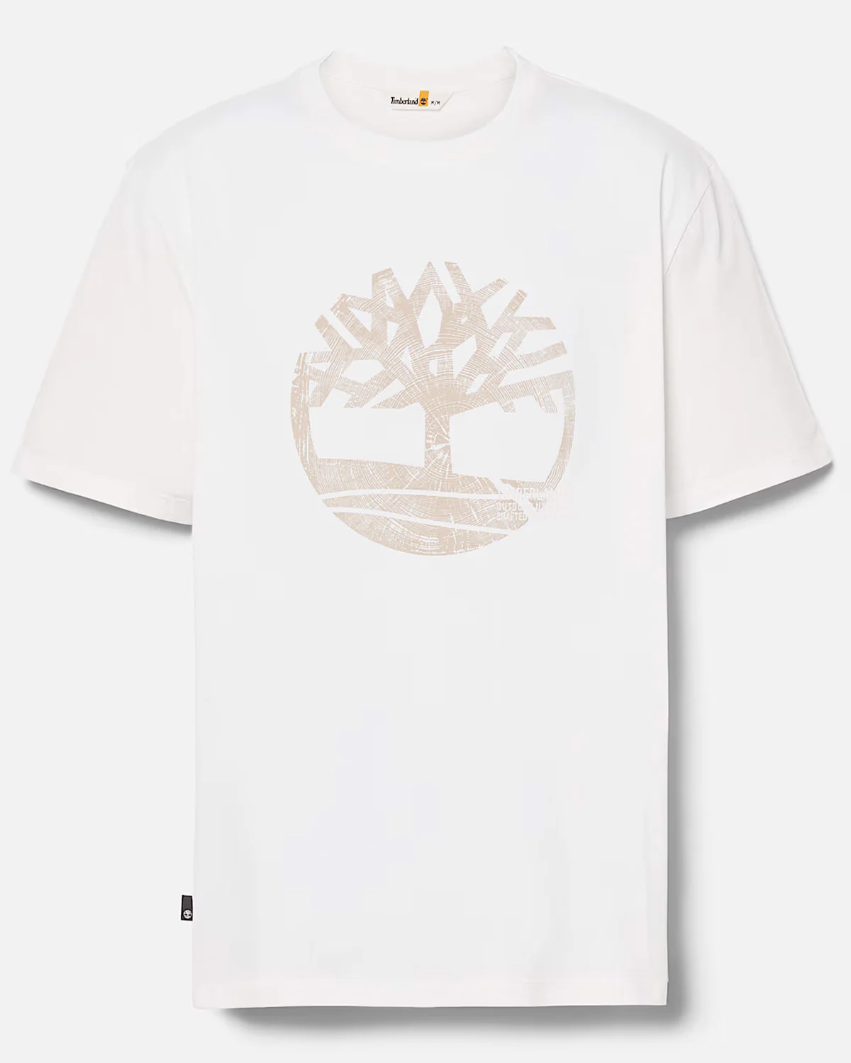 Garment Dye Logo t-paita - Valkoinen - Image 4