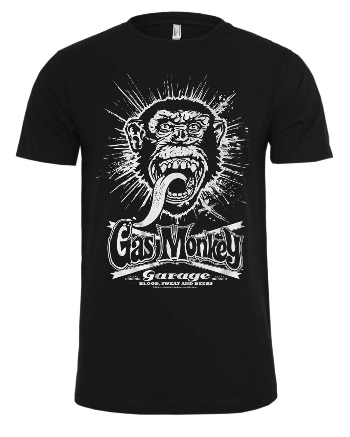 Gas Monkey Explosion t-paita - Musta