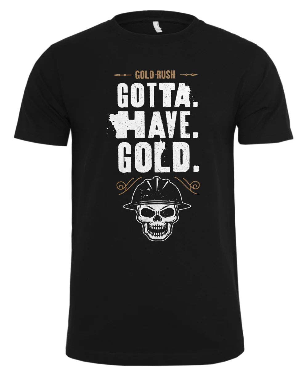 Gold Rush t-paita - Musta