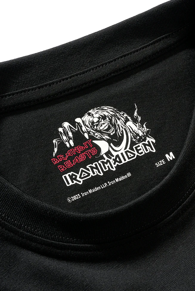 Iron Maiden Eddy Glow t-paita - Musta - Image 3