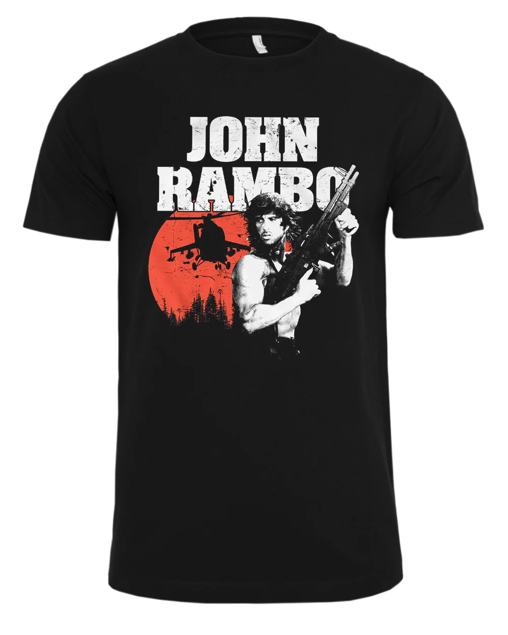 John Rambo t-paita - Musta
