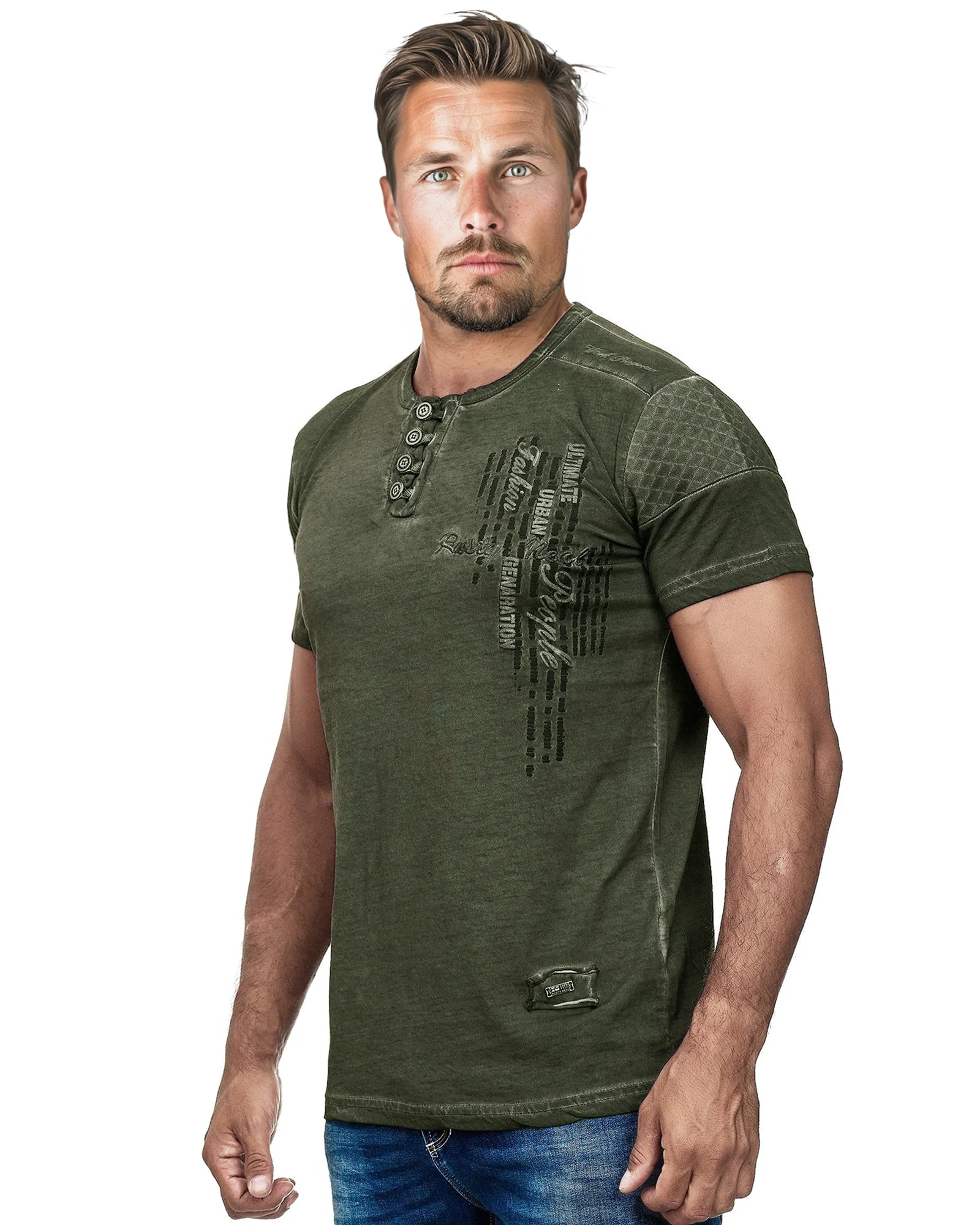 Kenneth t-paita - Khaki