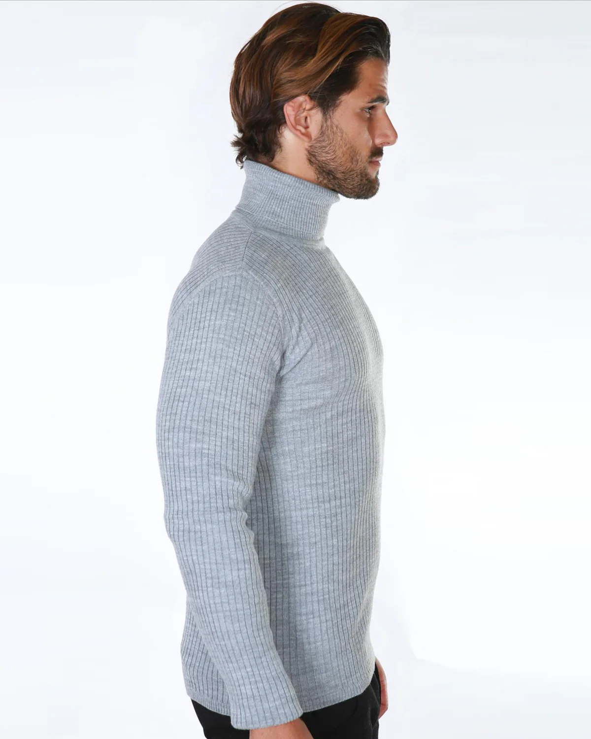 Kylian neulepoolo - Harmaa - Image 2