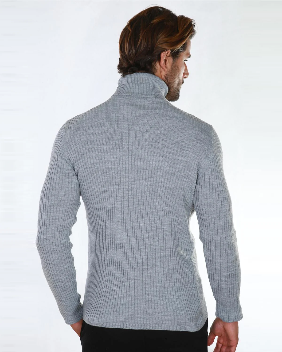 Kylian neulepoolo - Harmaa - Image 3