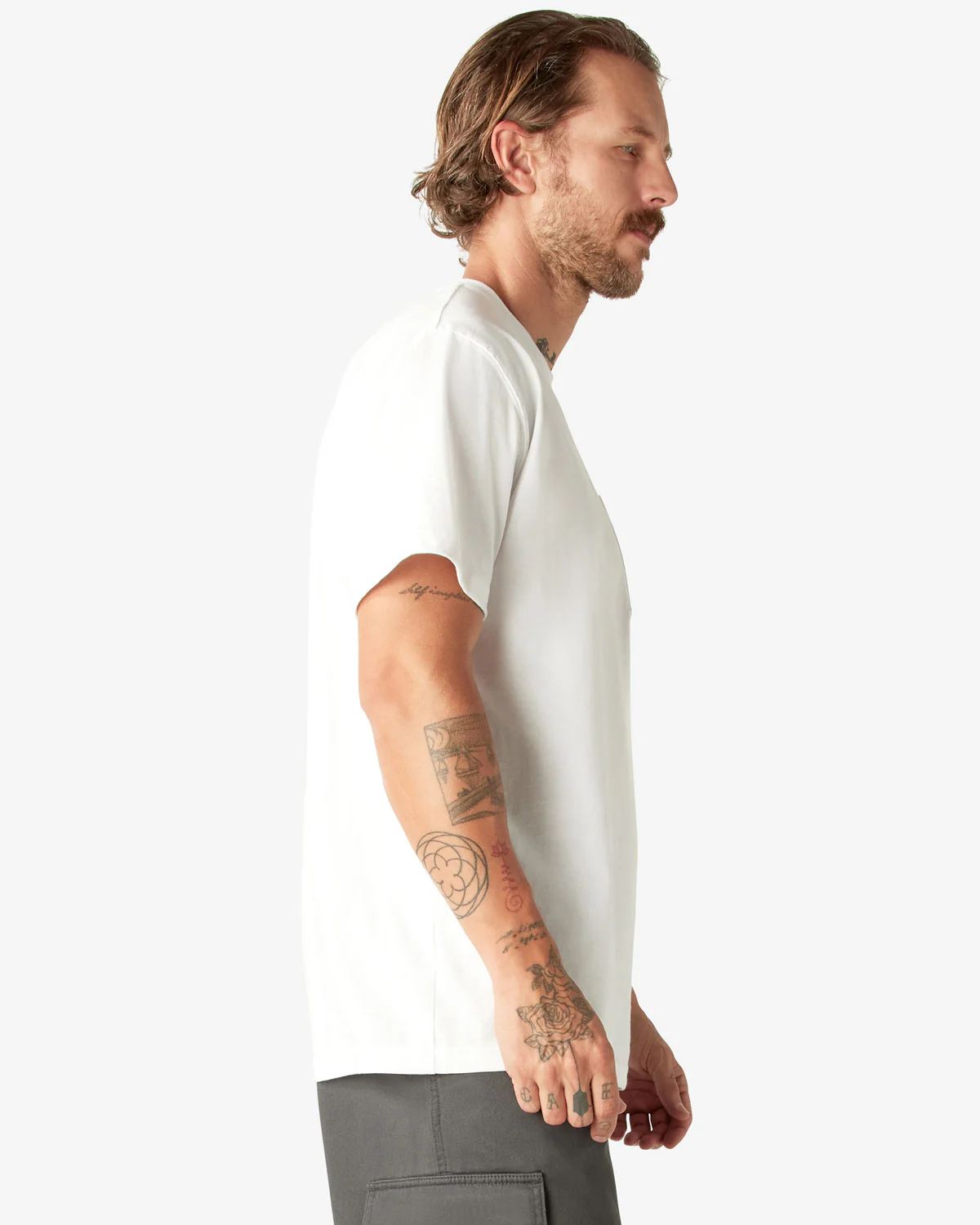 Luray pocket t-paita - Valkoinen - Image 3