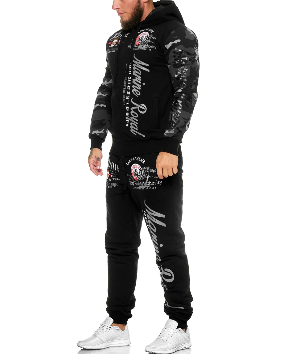 Marine royal collegeasu - Musta Camo - Image 2