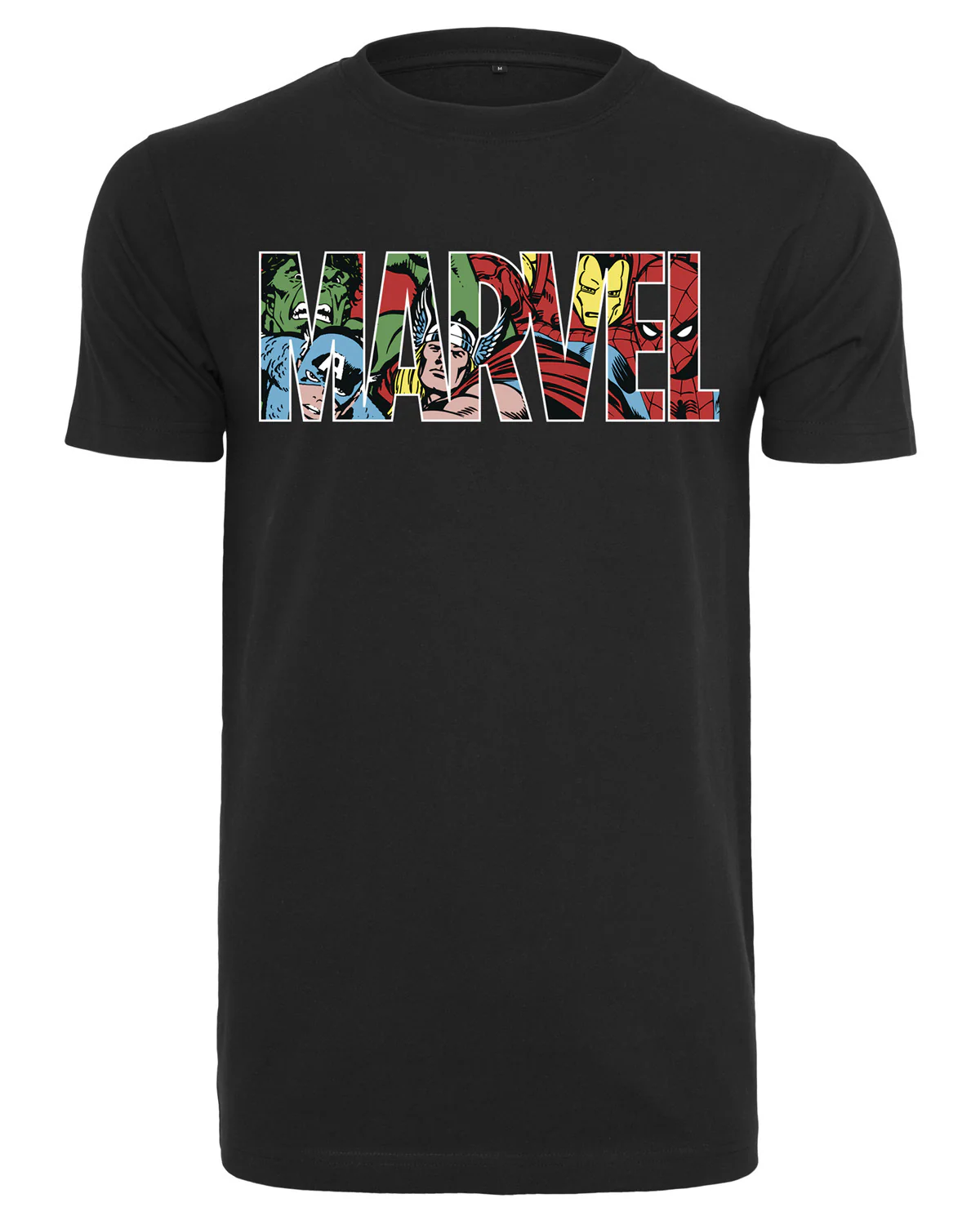 Marvel logo t-paita - Musta - Image 5