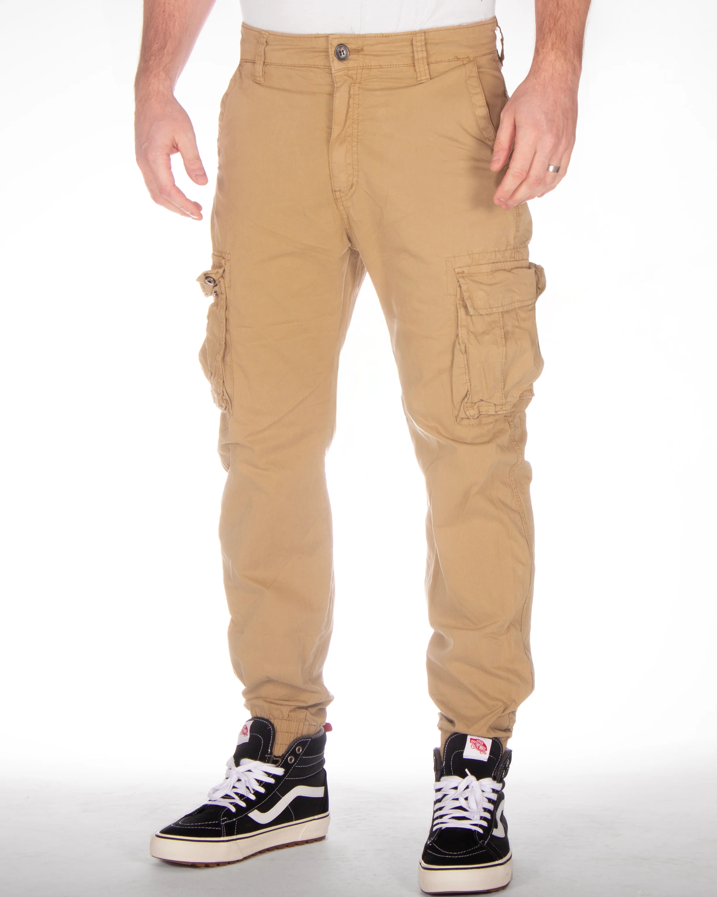 Max reisitaskuhousut - Beige