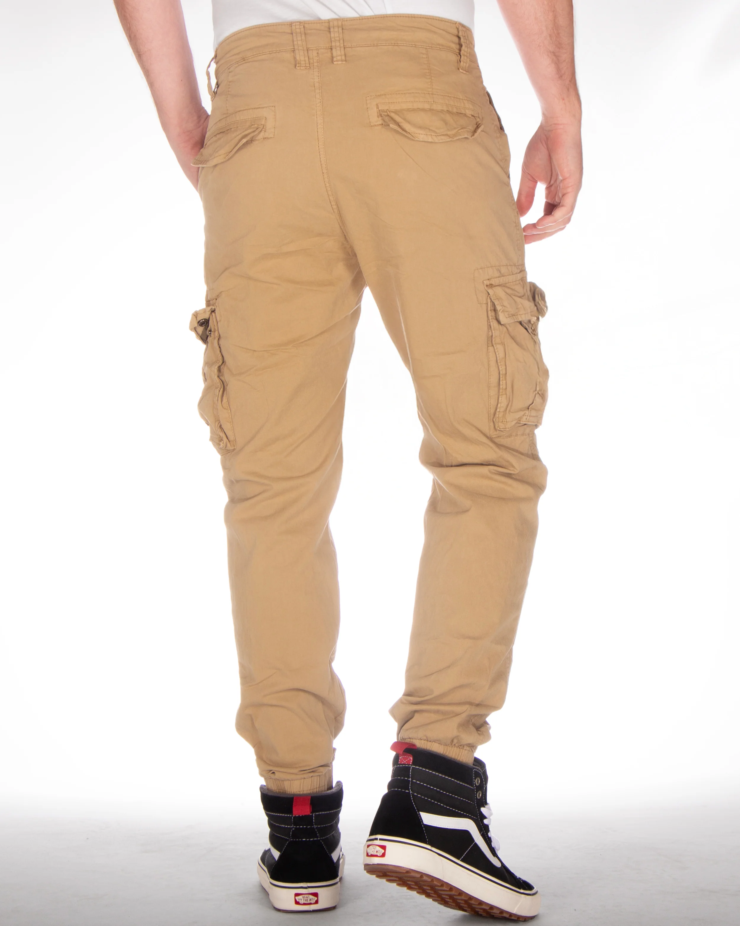 Max reisitaskuhousut - Beige - Image 3