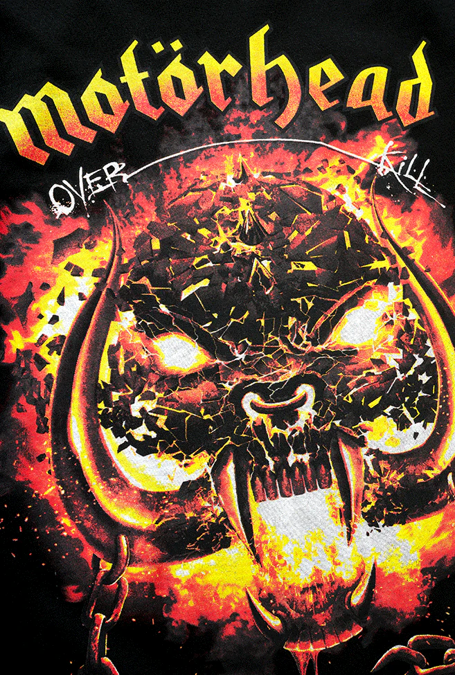 Motörhead Overkill t-paita - Musta - Image 2