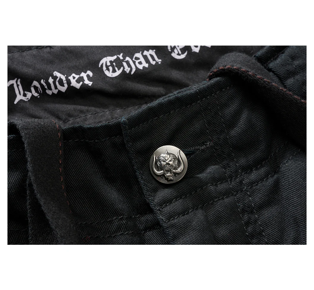 Motörhead reisitaskushortsit - Musta - Image 7