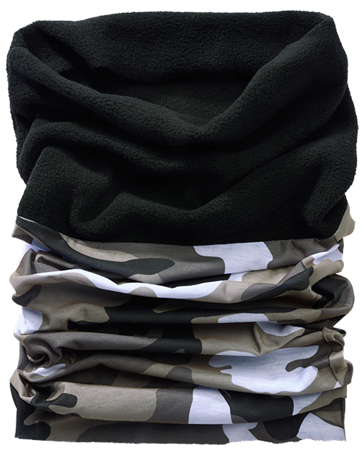 Multifunktionstuch fleece putkihuivi - Valkoinen camo
