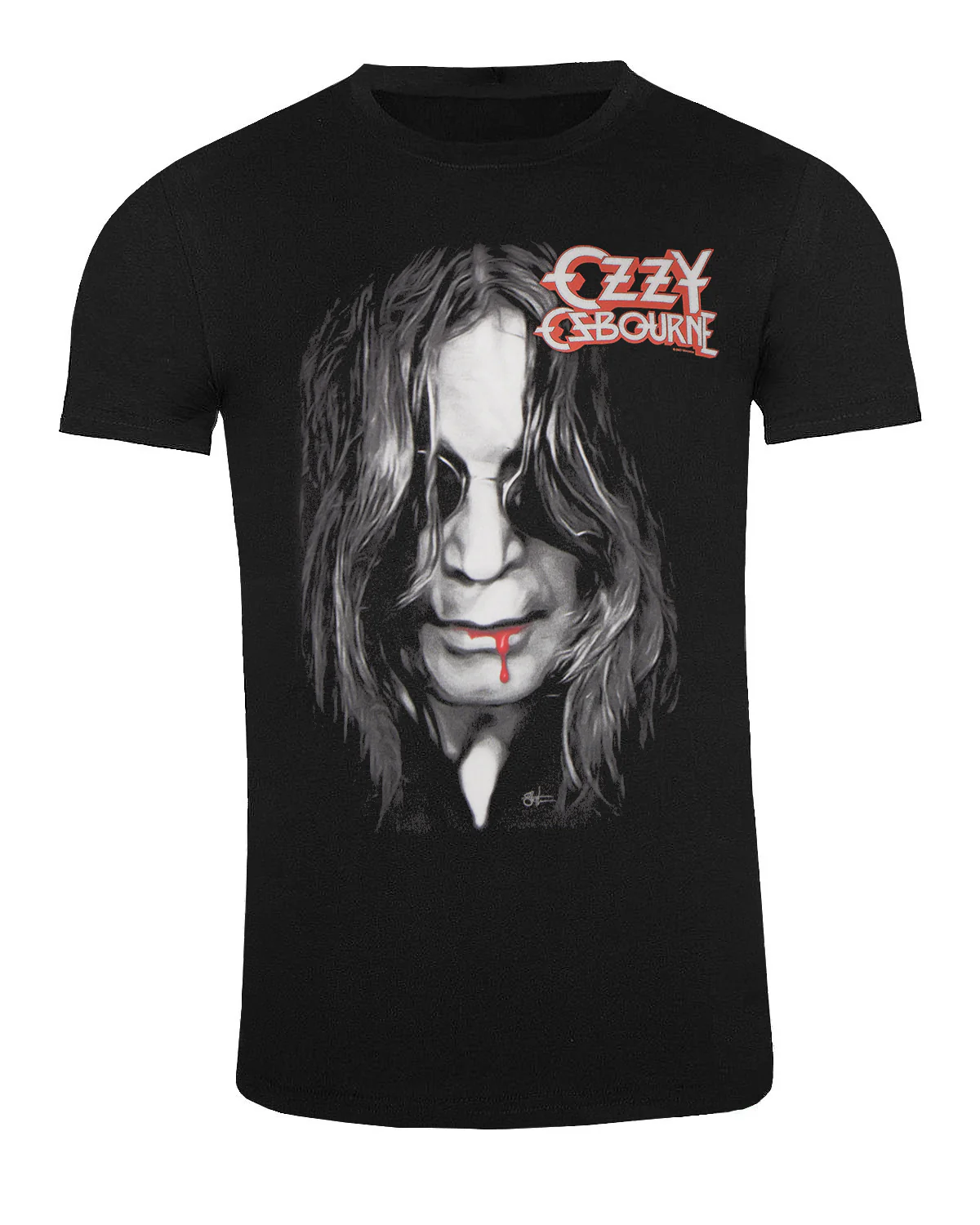 Ozzy Face of Madness t-paita - Musta