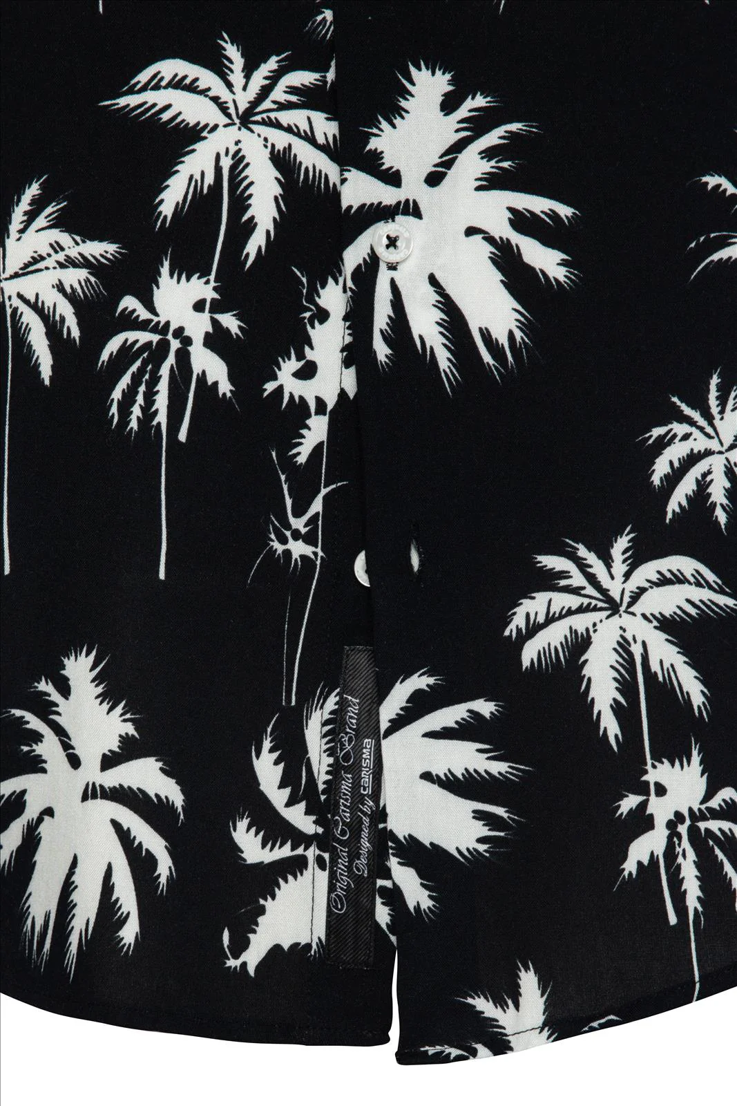 Palms kauluspaita - Musta - Image 4
