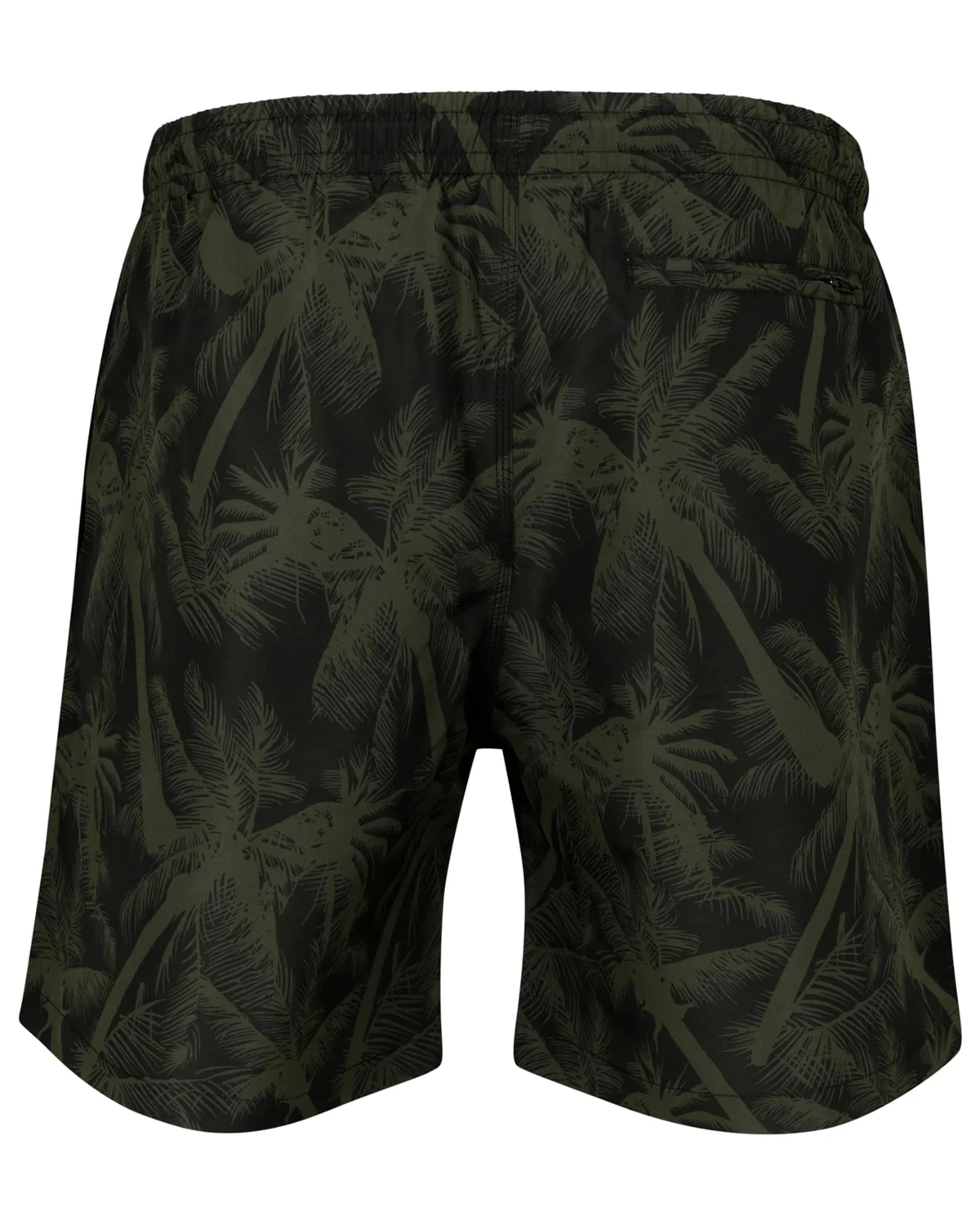 Pattern Palm uimashortsit - Musta/Vihreä - Image 3