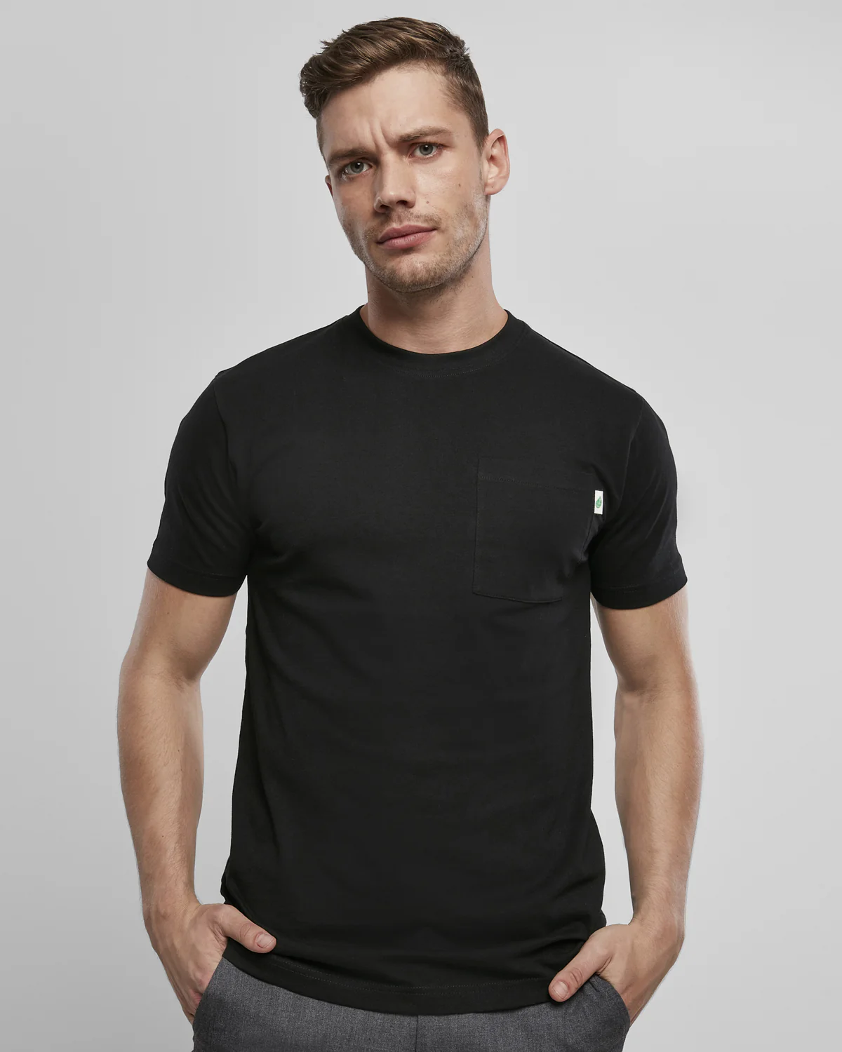 Pocket t-paita 2-pack - Valkoinen/Musta