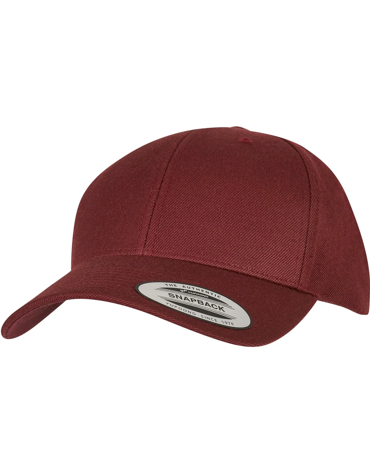 Premium curved snapback - Burgundi