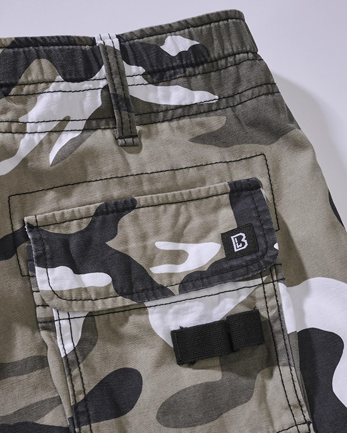 Pure slim reisitaskuhousut - Valkoinen camo - Image 7