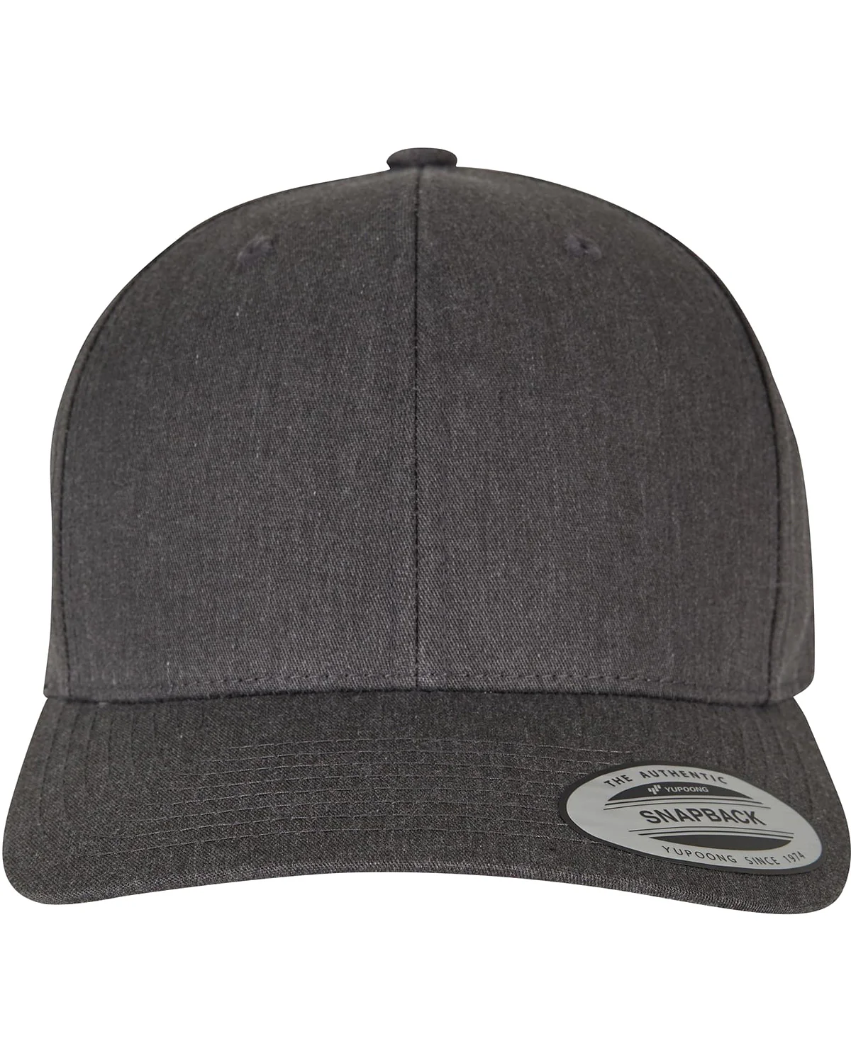 Retro cotton blend snapback - Harmaa
