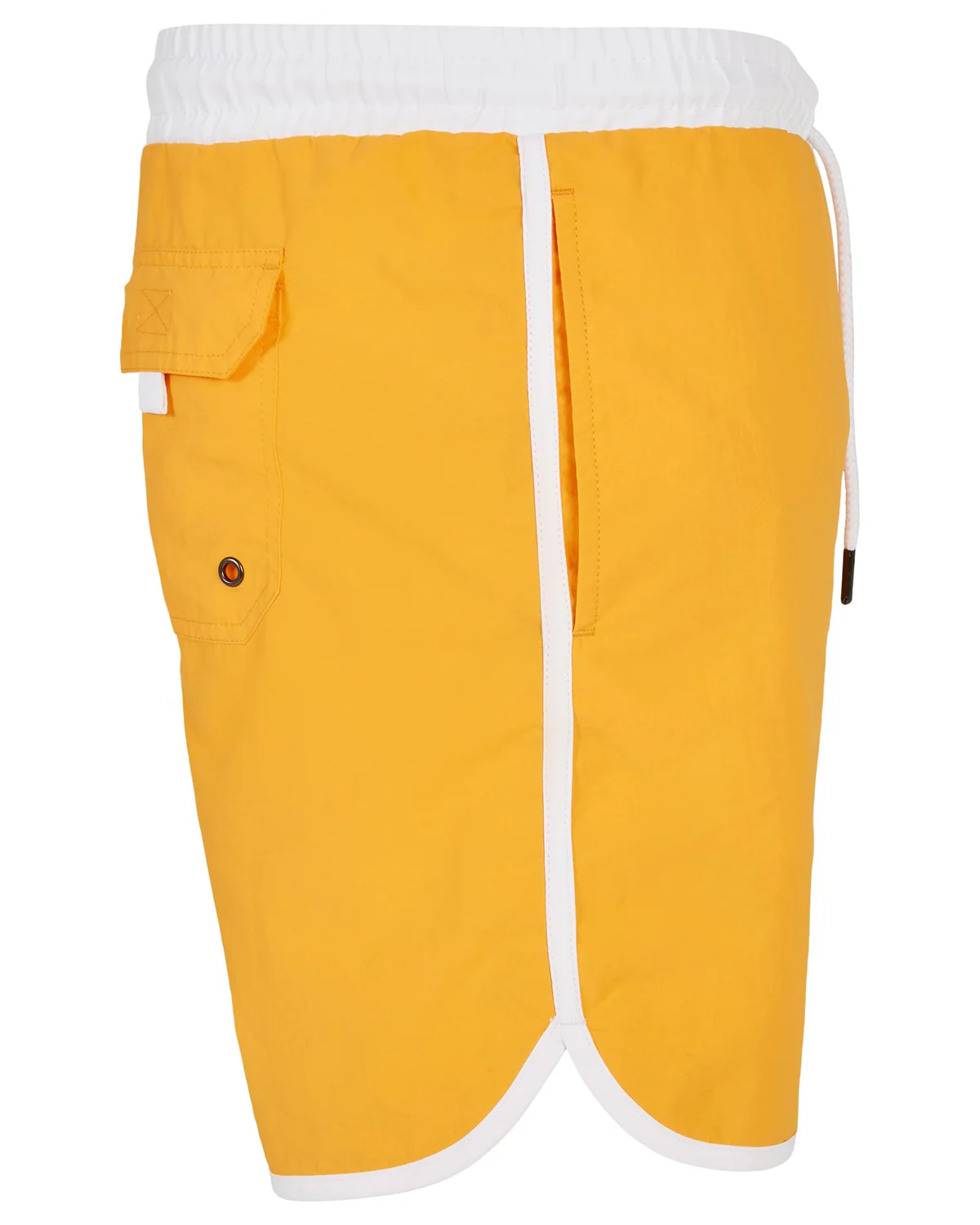 Retro uimashortsit - Keltainen/Valkoinen - Image 3