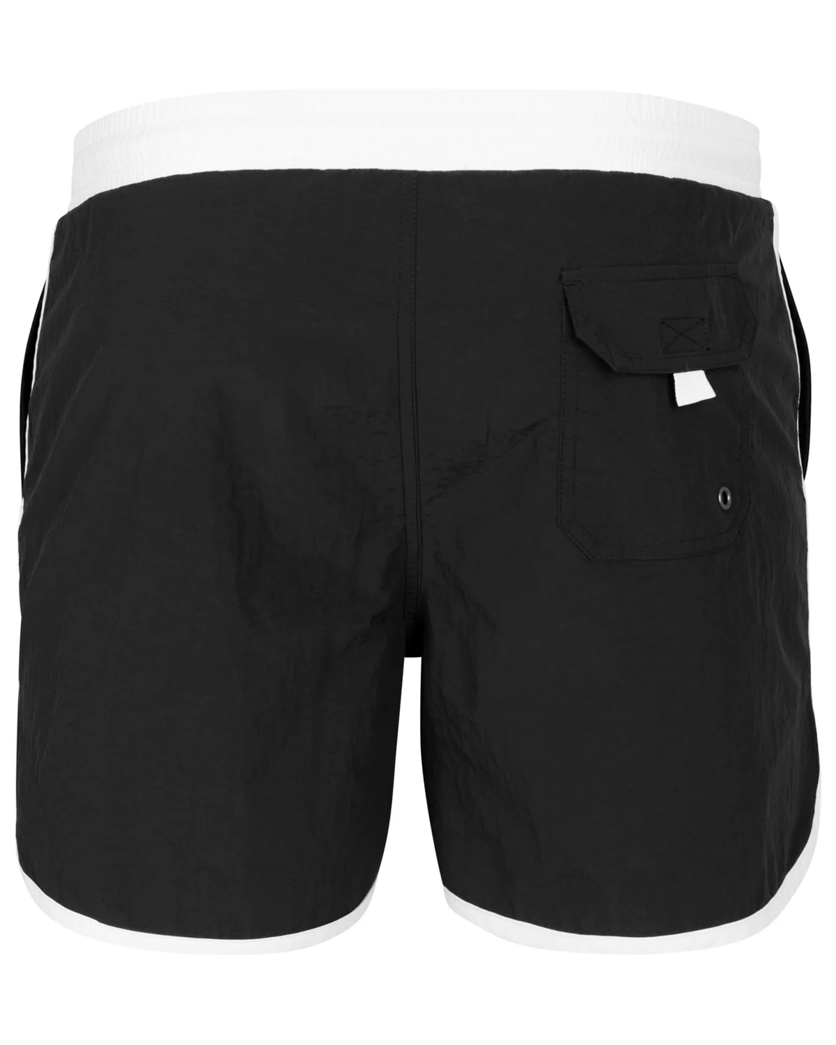 Retro uimashortsit - Musta/Valkoinen - Image 8