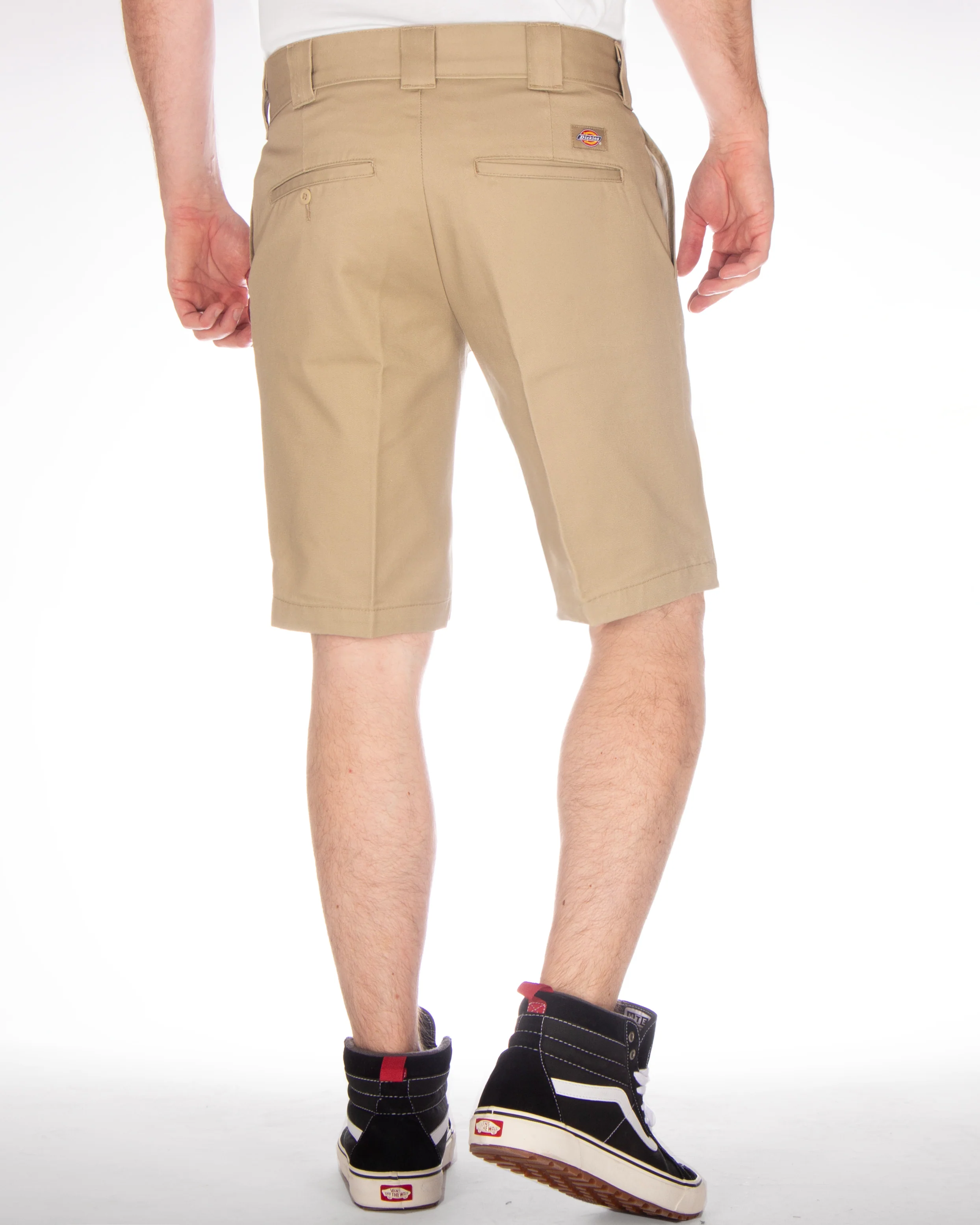 Slim fit Work shortsit - Khaki - Image 3