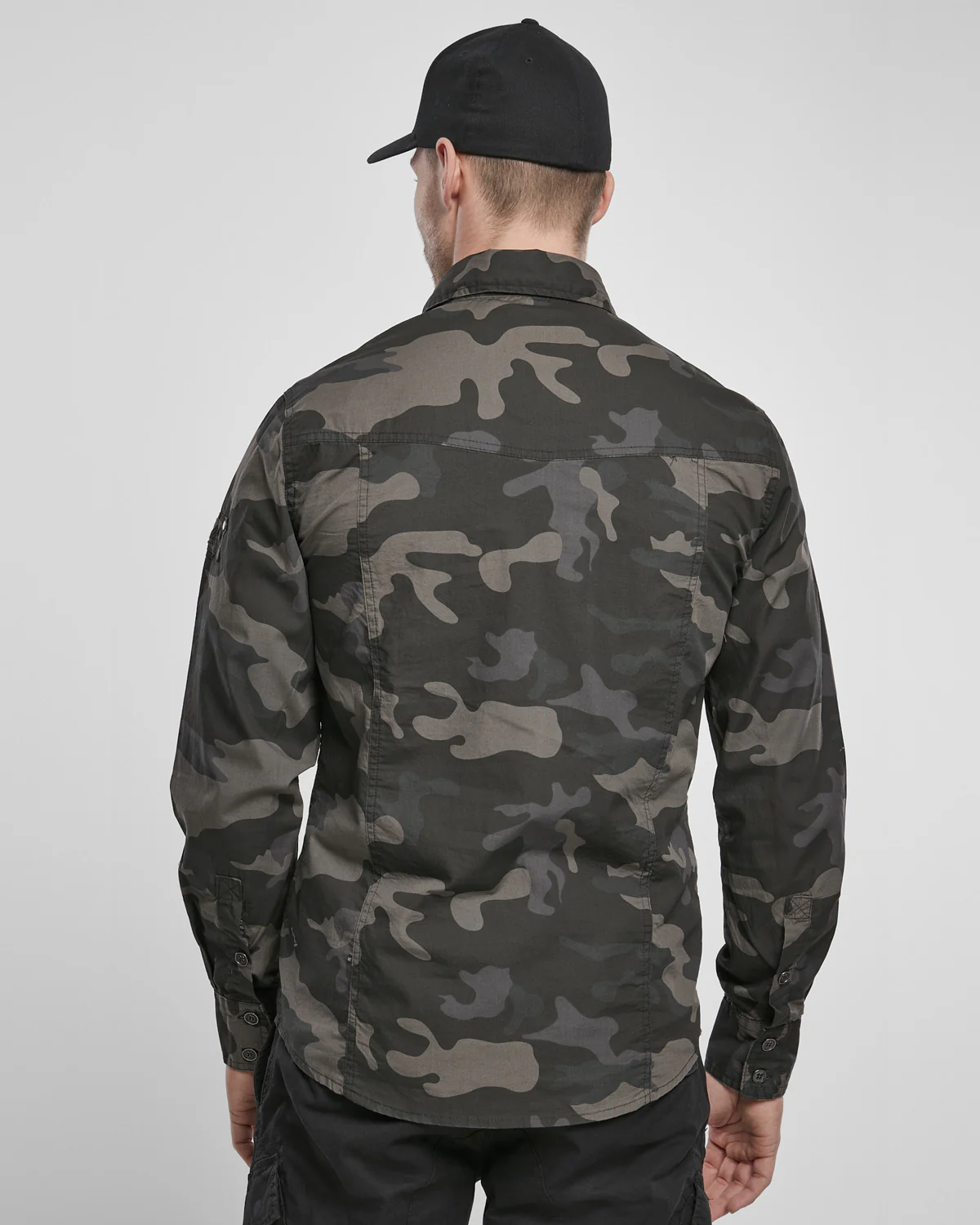 Slim worker kauluspaita - Tumma camo - Image 3